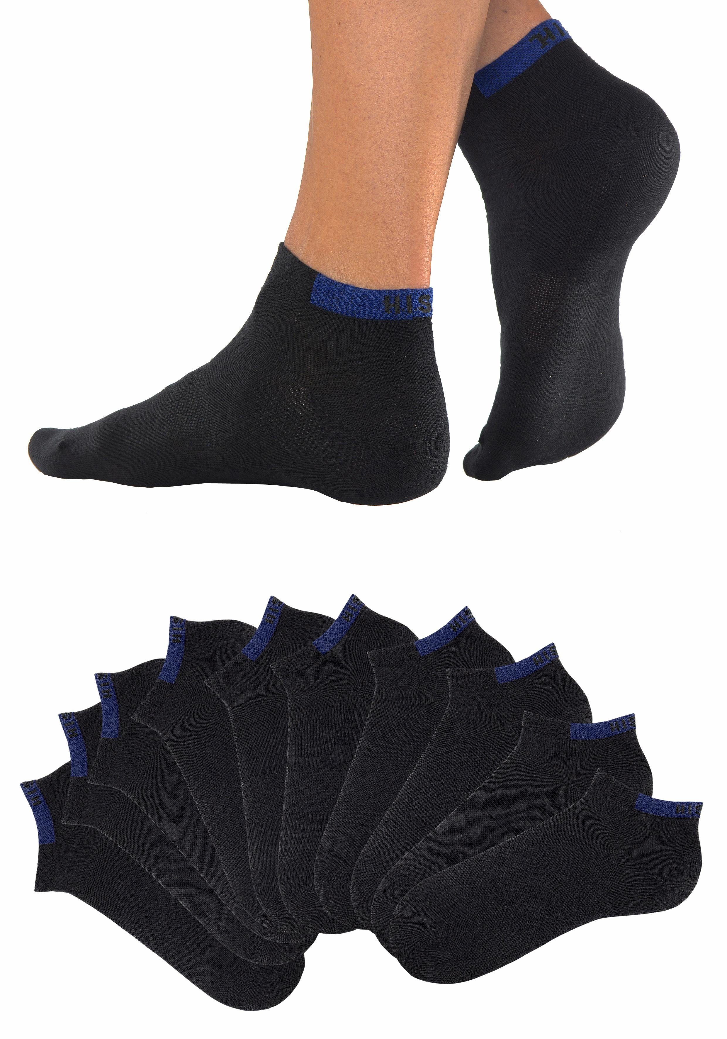 H.I.S Sneakersokken met versterkte belastingzones (set, 10 paar)