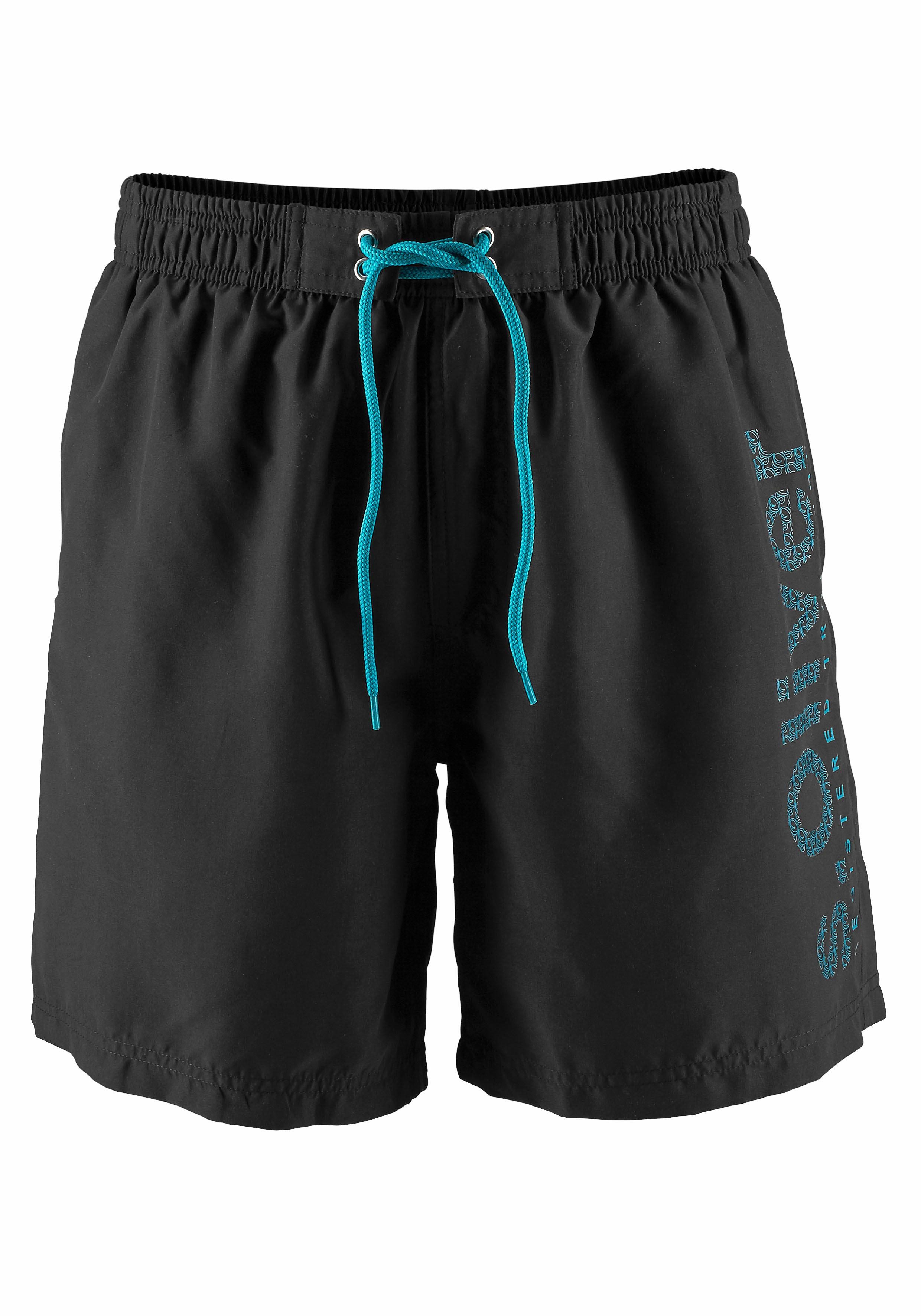 s.Oliver RED LABEL Beachwear Zwemshort met trendy logoprint