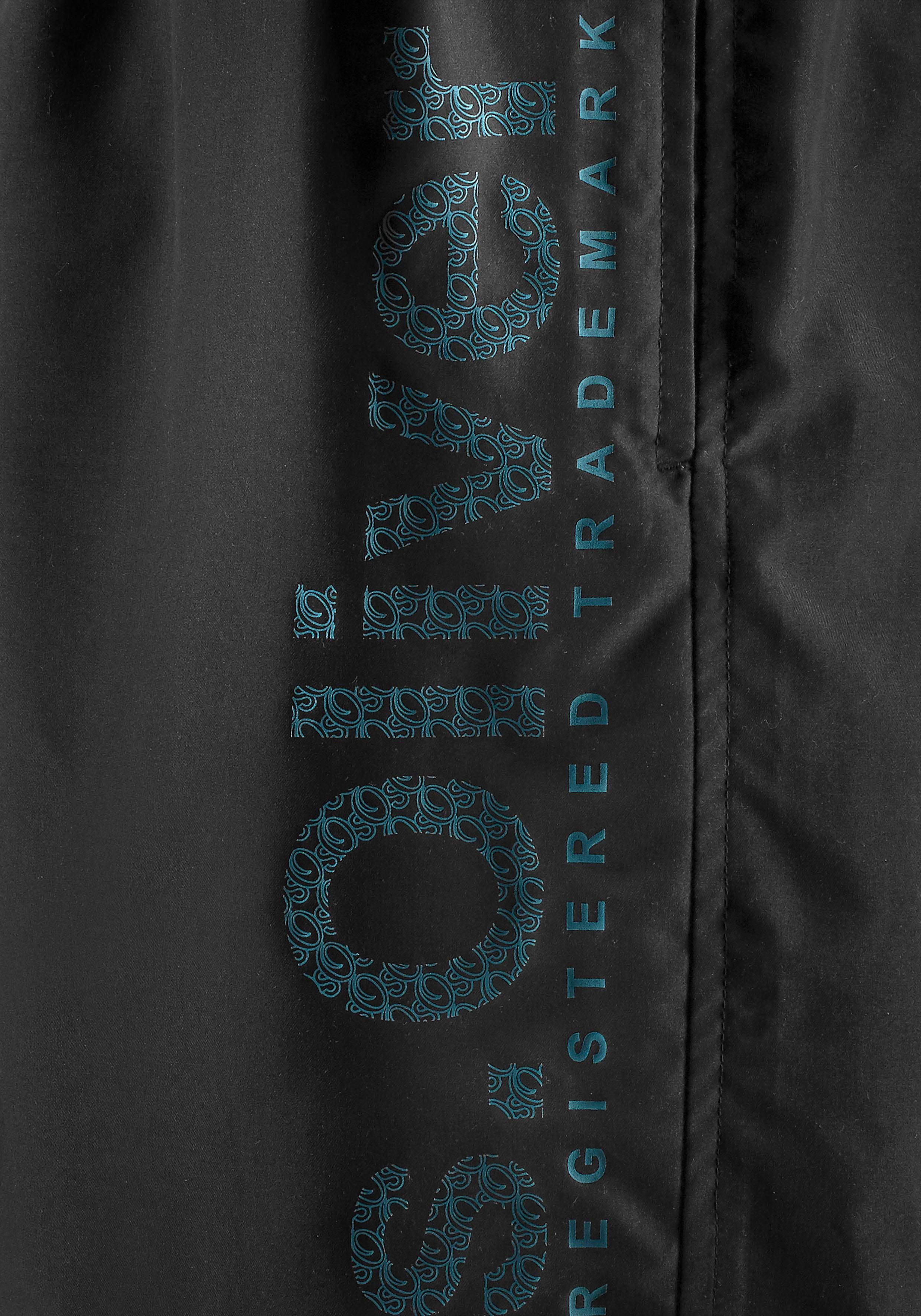 s.Oliver RED LABEL Beachwear Zwemshort met trendy logoprint