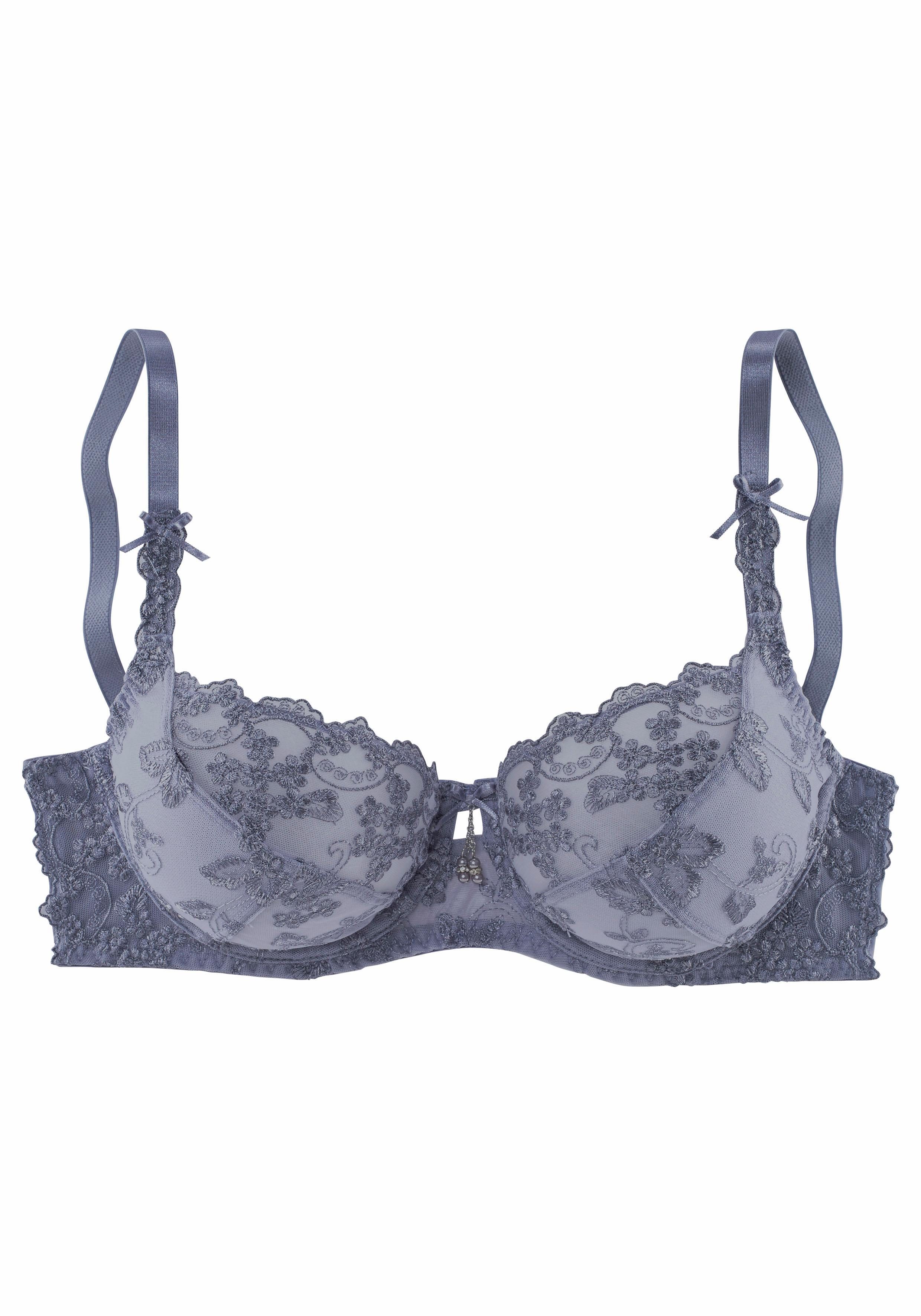 Lascana Beugel-bh met transparant geborduurd kant, dessous