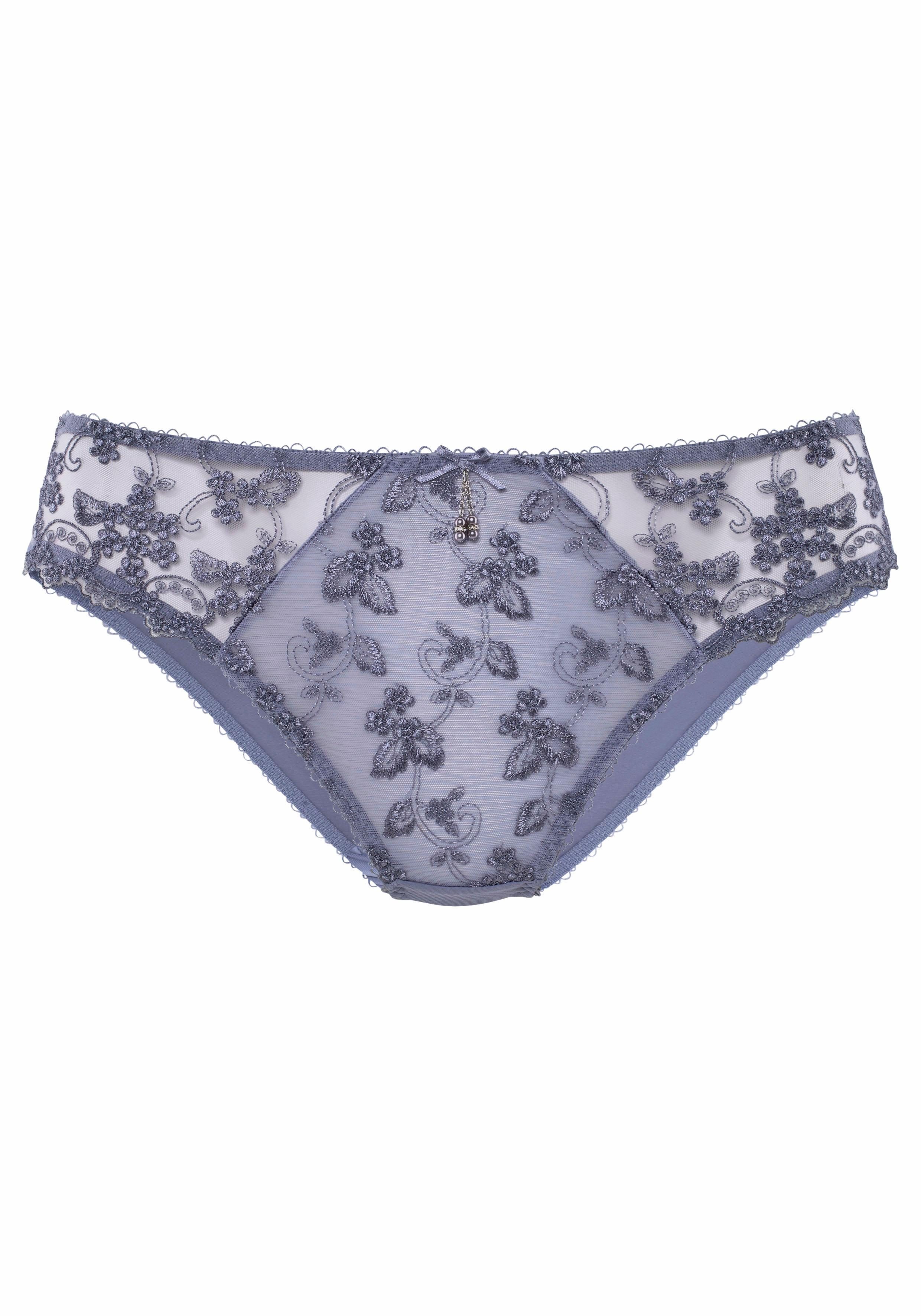 Lascana Slip Dessous met mooie bloemetjesborduurkant