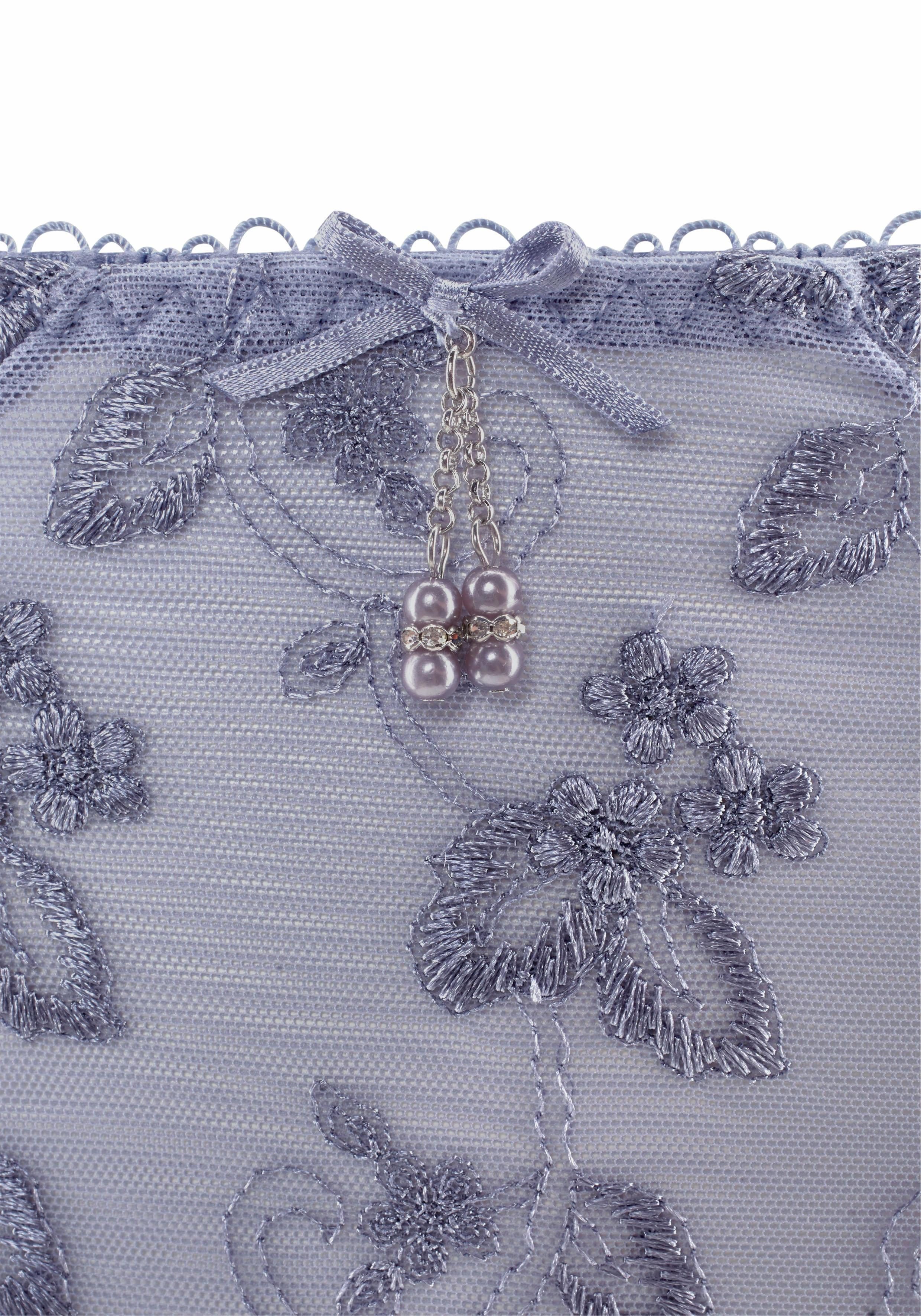 Lascana Slip Dessous met mooie bloemetjesborduurkant