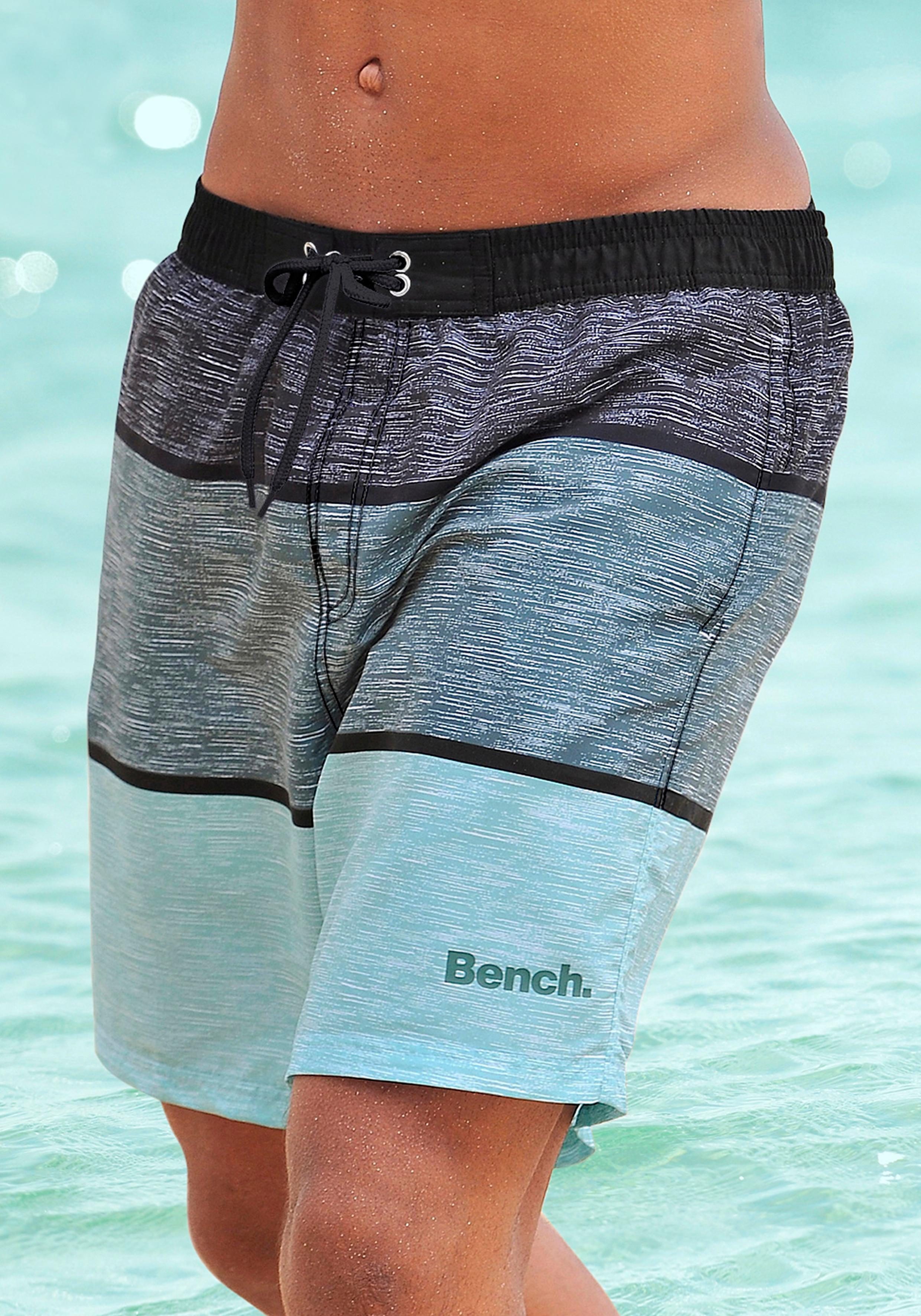 Bench. Zwemshort Mac in een trendy blokstrepen-look