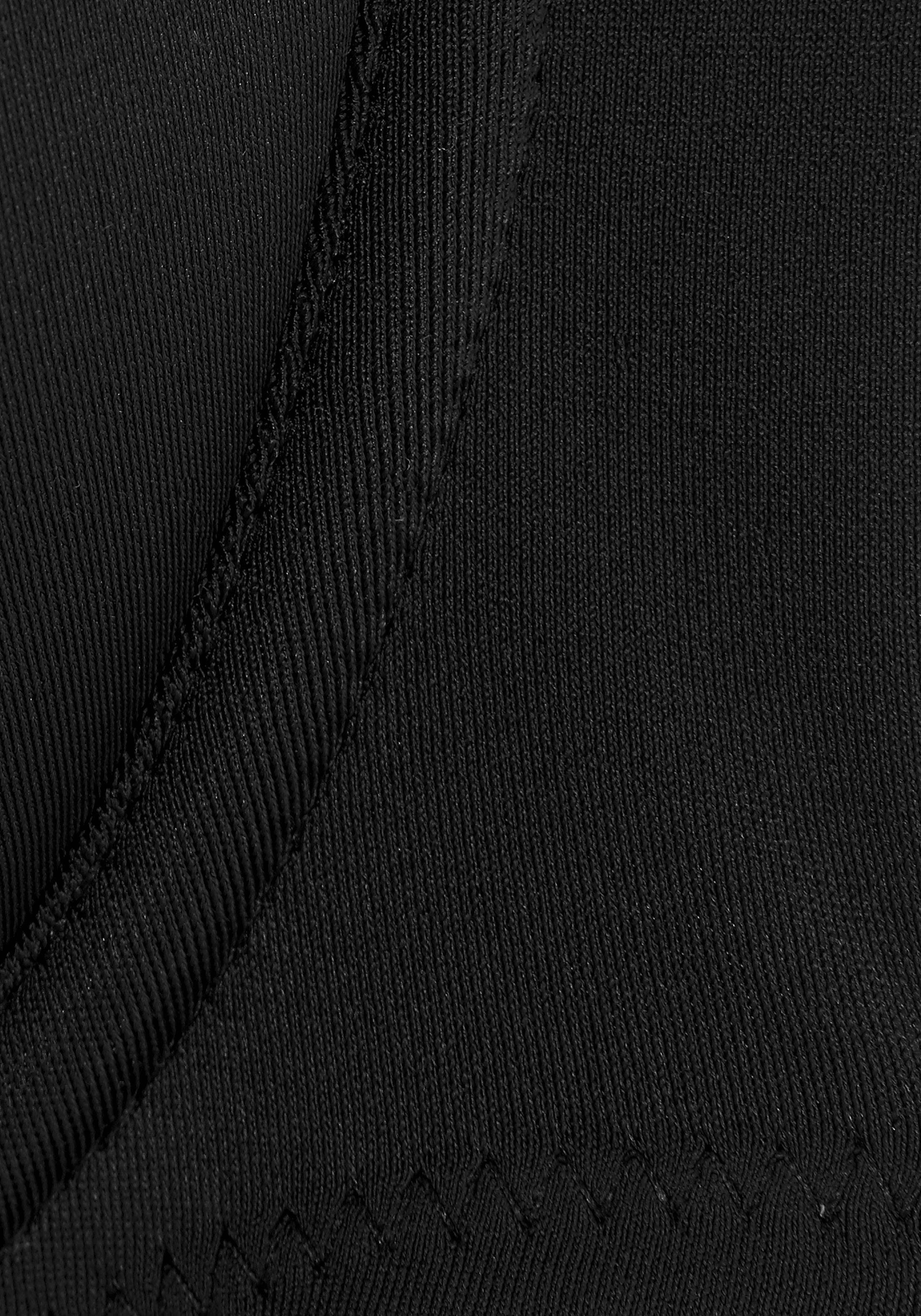 Nuance T-shirt-bh met beugels, zonder cups en met transparante bandjes, basic