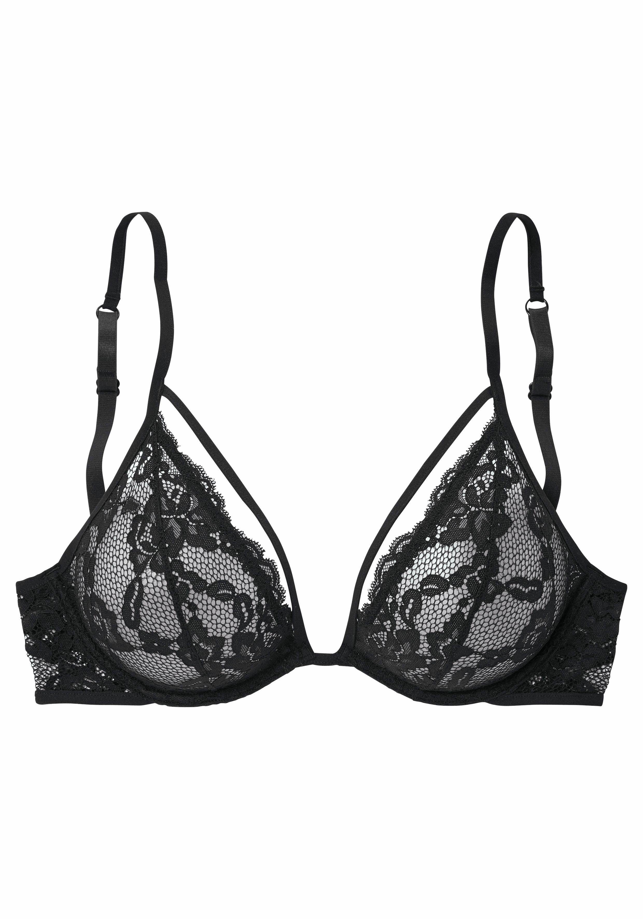 Lascana Beugel-bh van kant met decoratieve bandjes, sexy lingerie, sexy ondergoed