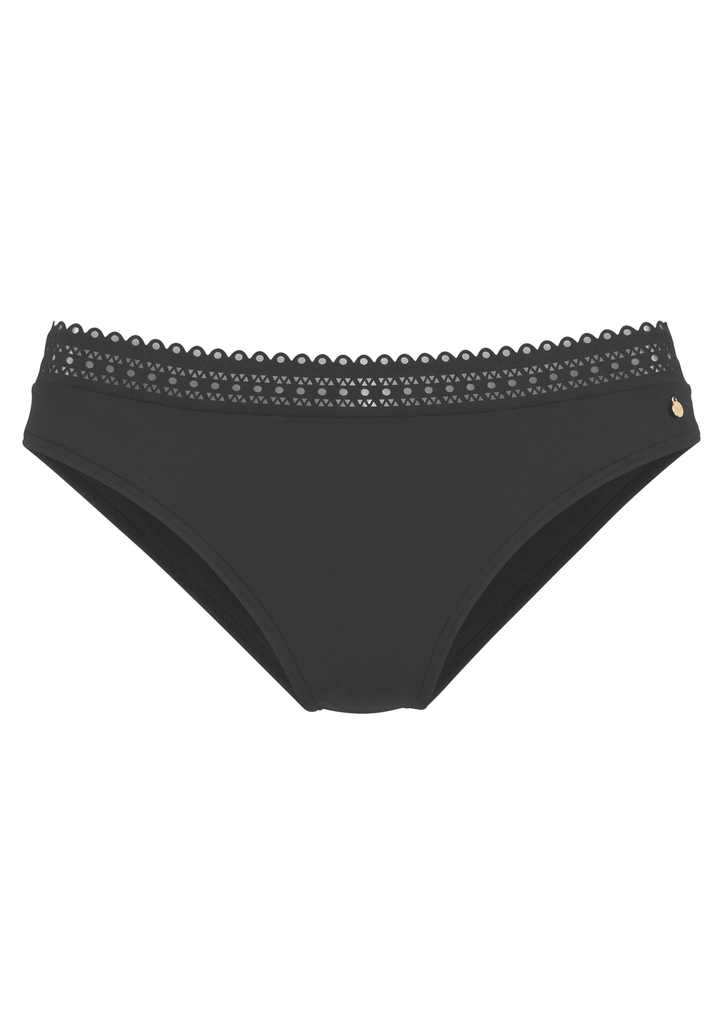 s.Oliver RED LABEL Beachwear Bikinibroekje Aiko met gehaakte look