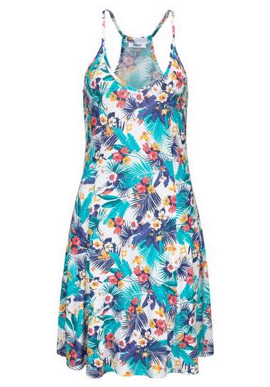BEACHTIME strandjurk met Hawaï-print BEACHTIME strandjurk met Hawaï-print