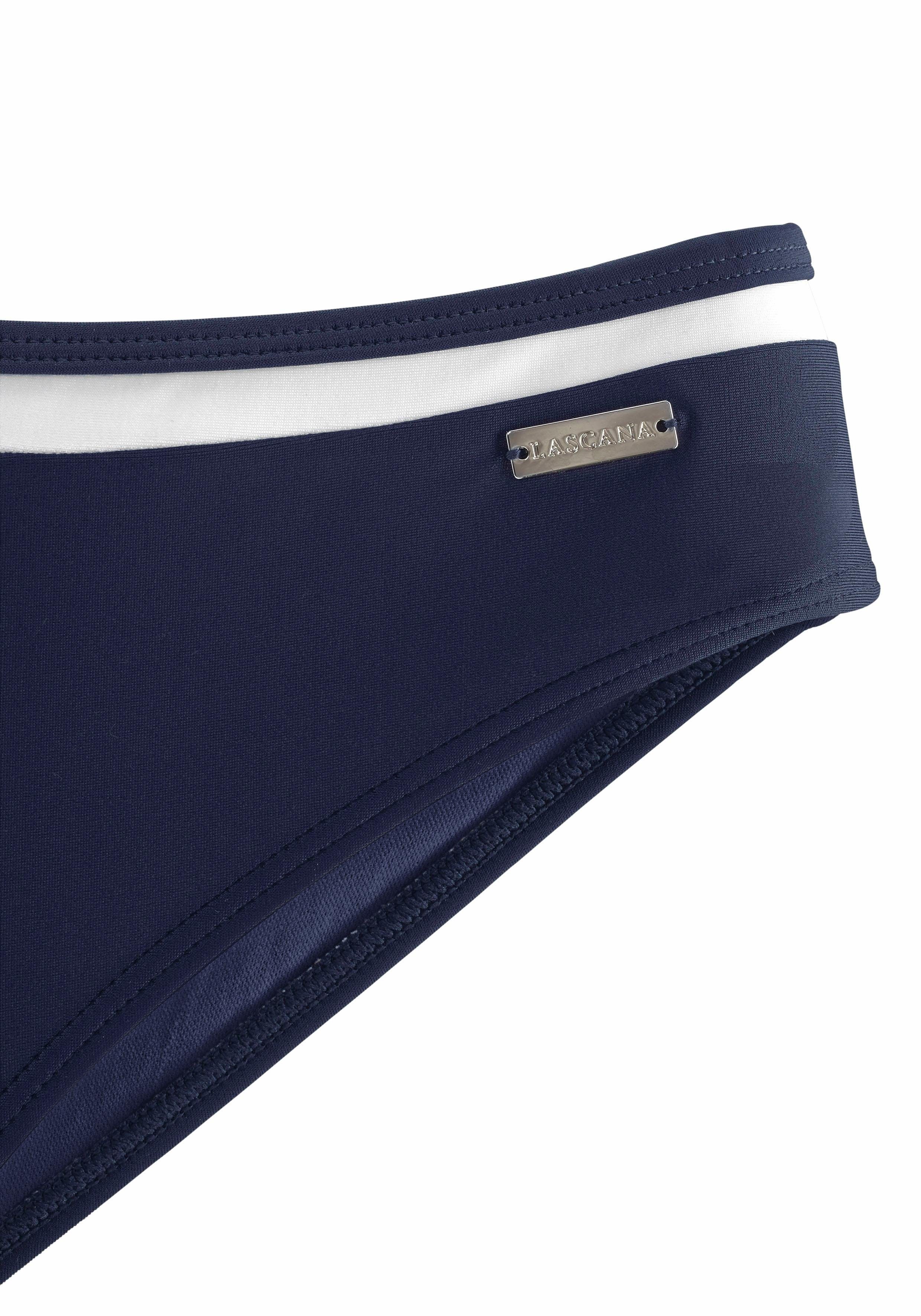 Lascana Beugelbikini in bandeaumodel met contrastdetails