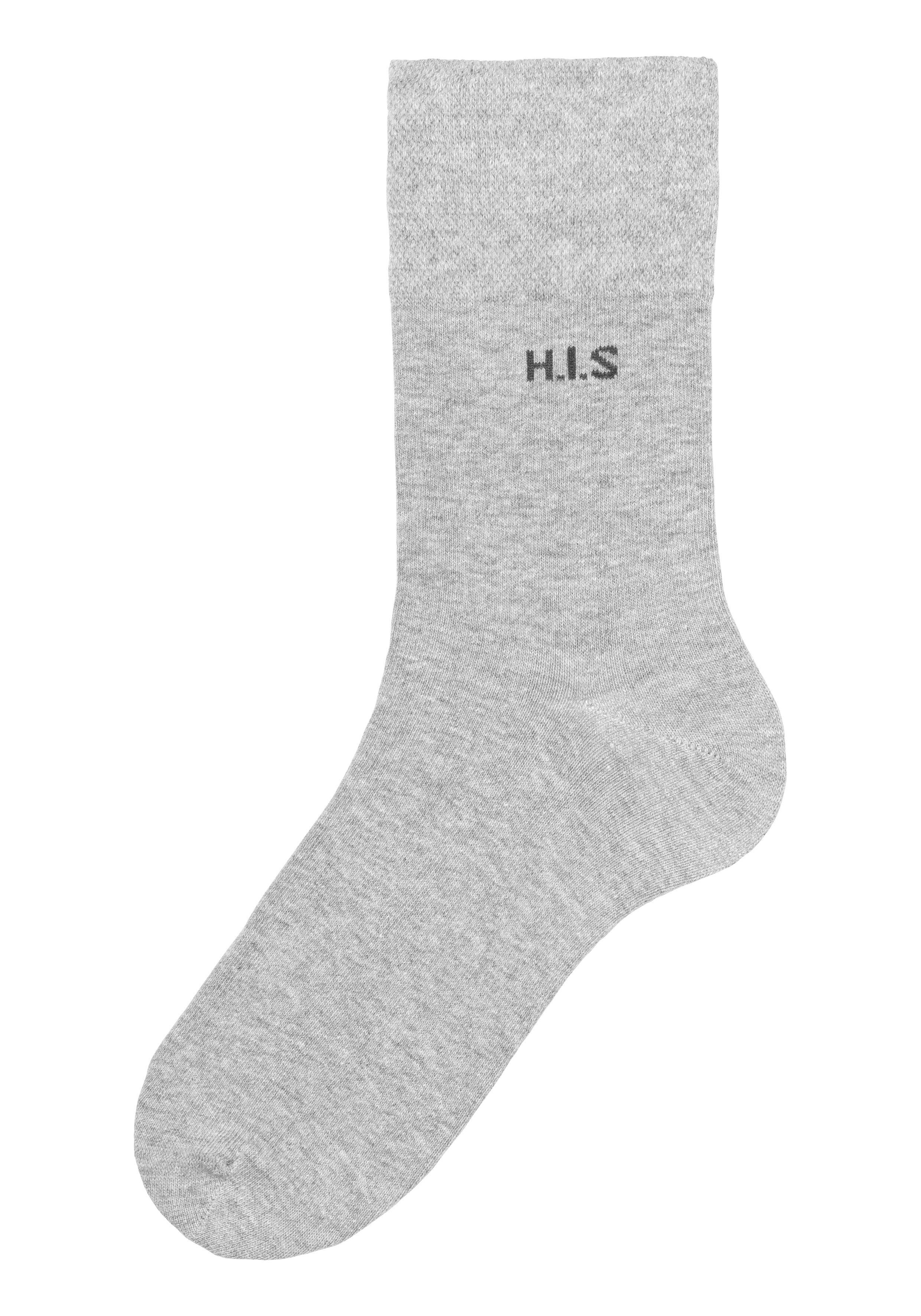 H.I.S Sokken zonder snijdende elastiek (set, 12 paar)