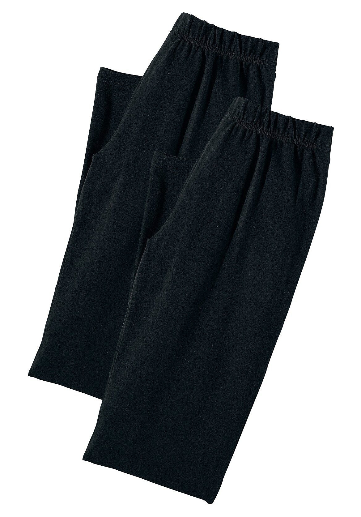 vivance active Jazzpants met licht uitlopende pijpen, loungewear (2-delig, Set van 2)