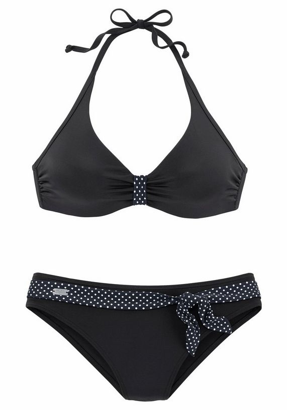 BUFFALO Beugelbikini in gestippelde look (2-delig) BUFFALO Beugelbikini in gestippelde look (2-delig)
