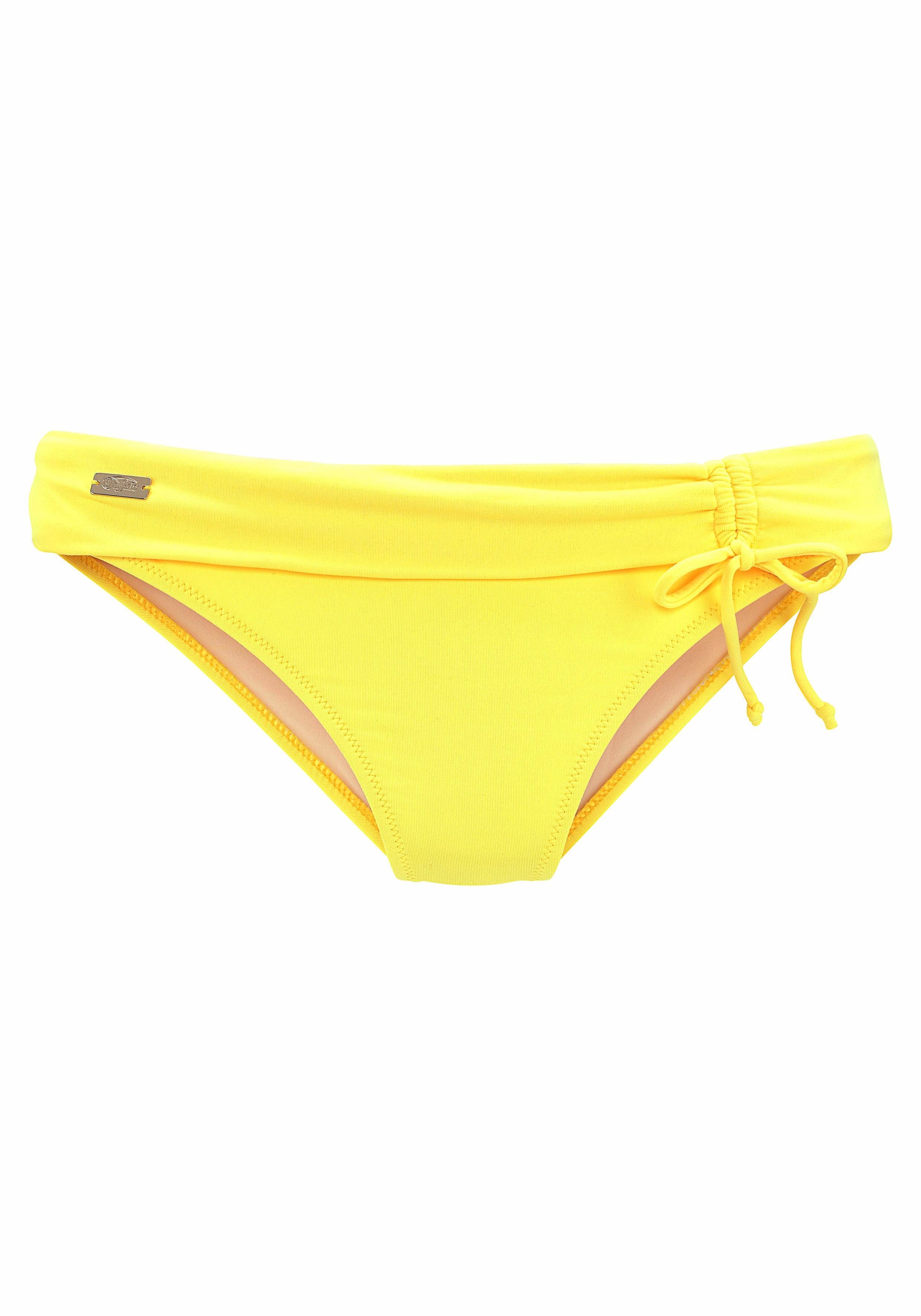 buffalo bikinibroekje happy met omslagband geel
