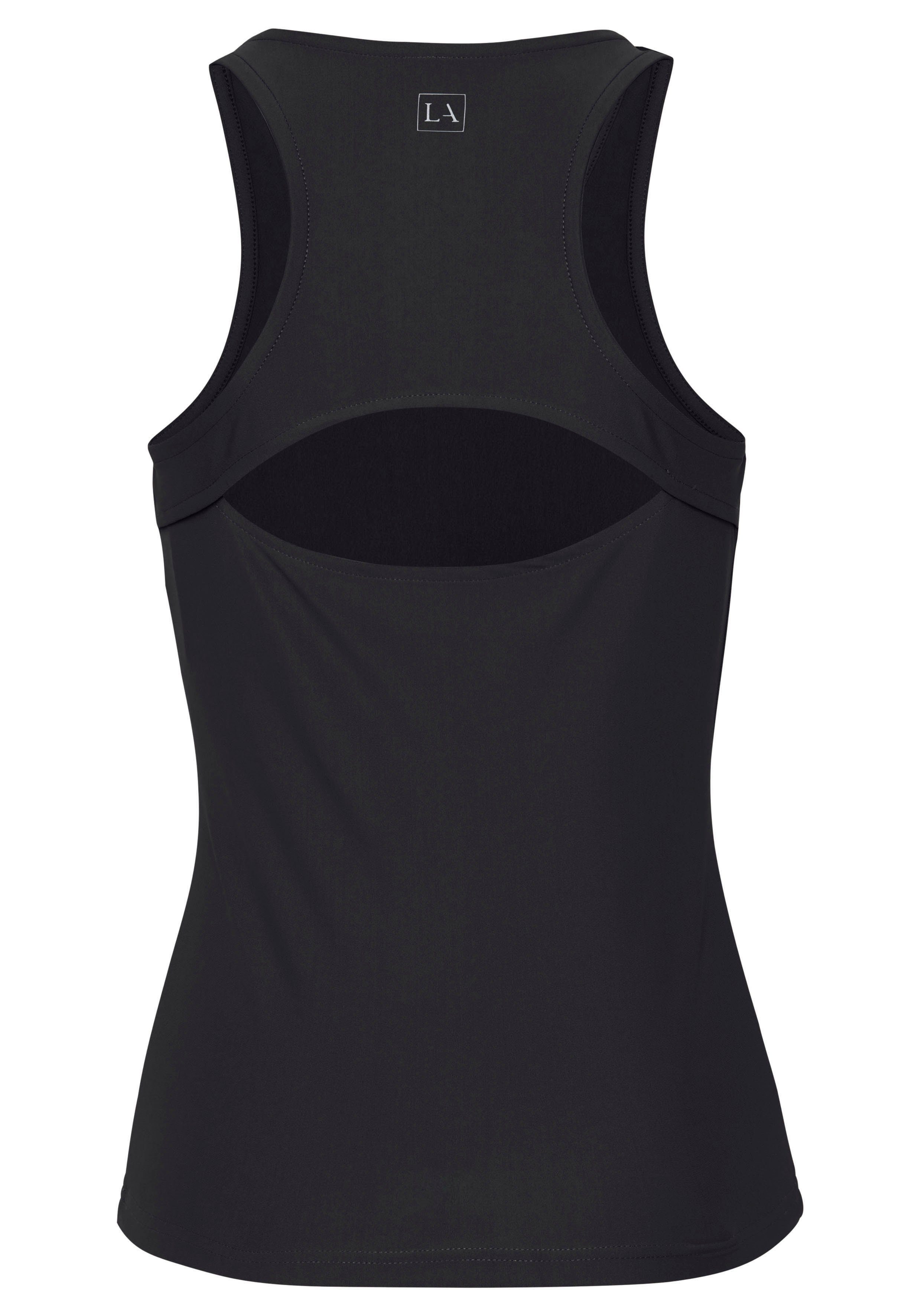 active by Lascana Functioneel shirt met cut-out achter