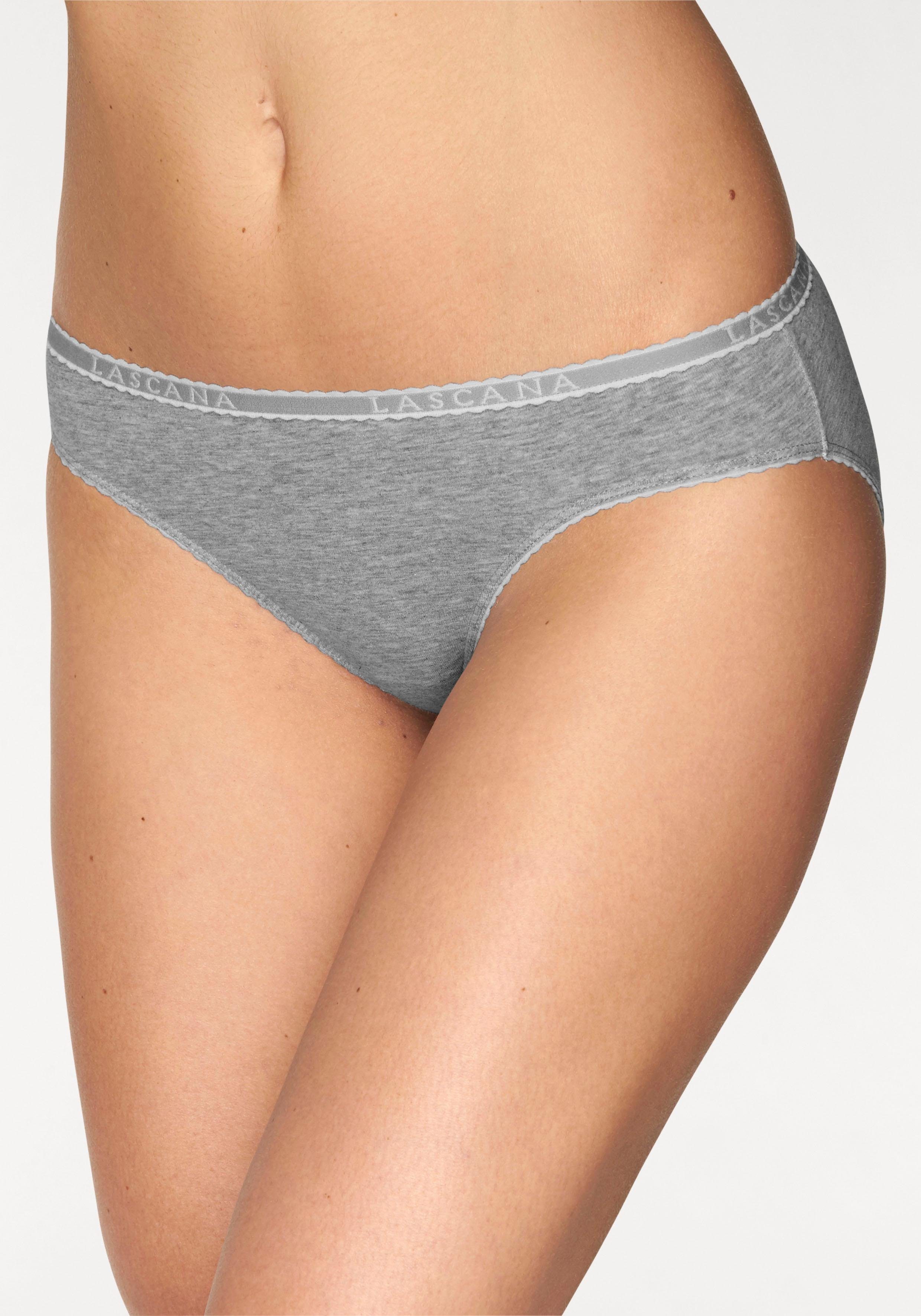 Lascana Slip elastische katoenkwaliteit (4 stuks, Set van 4)
