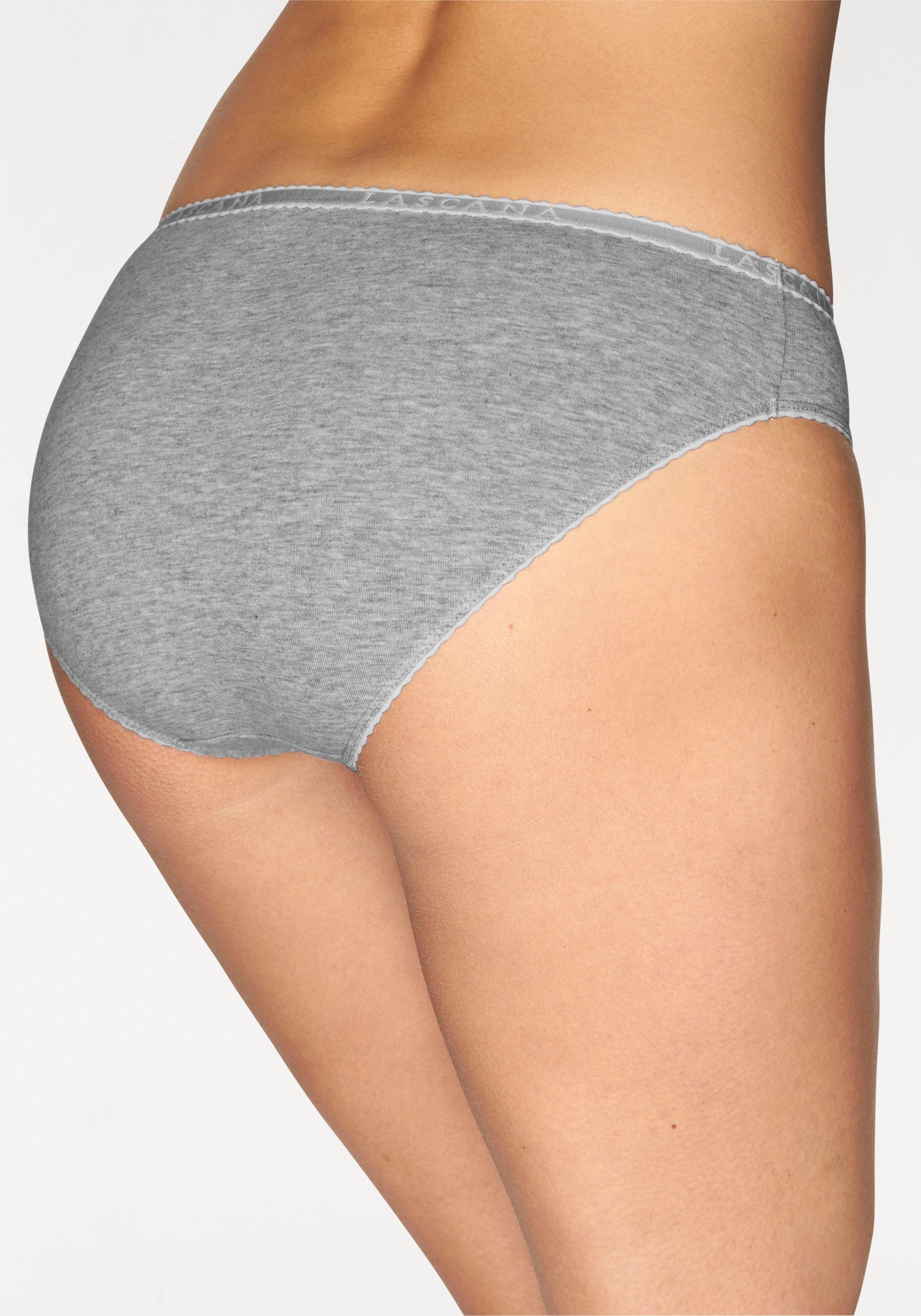 Lascana Slip elastische katoenkwaliteit (4 stuks, Set van 4)