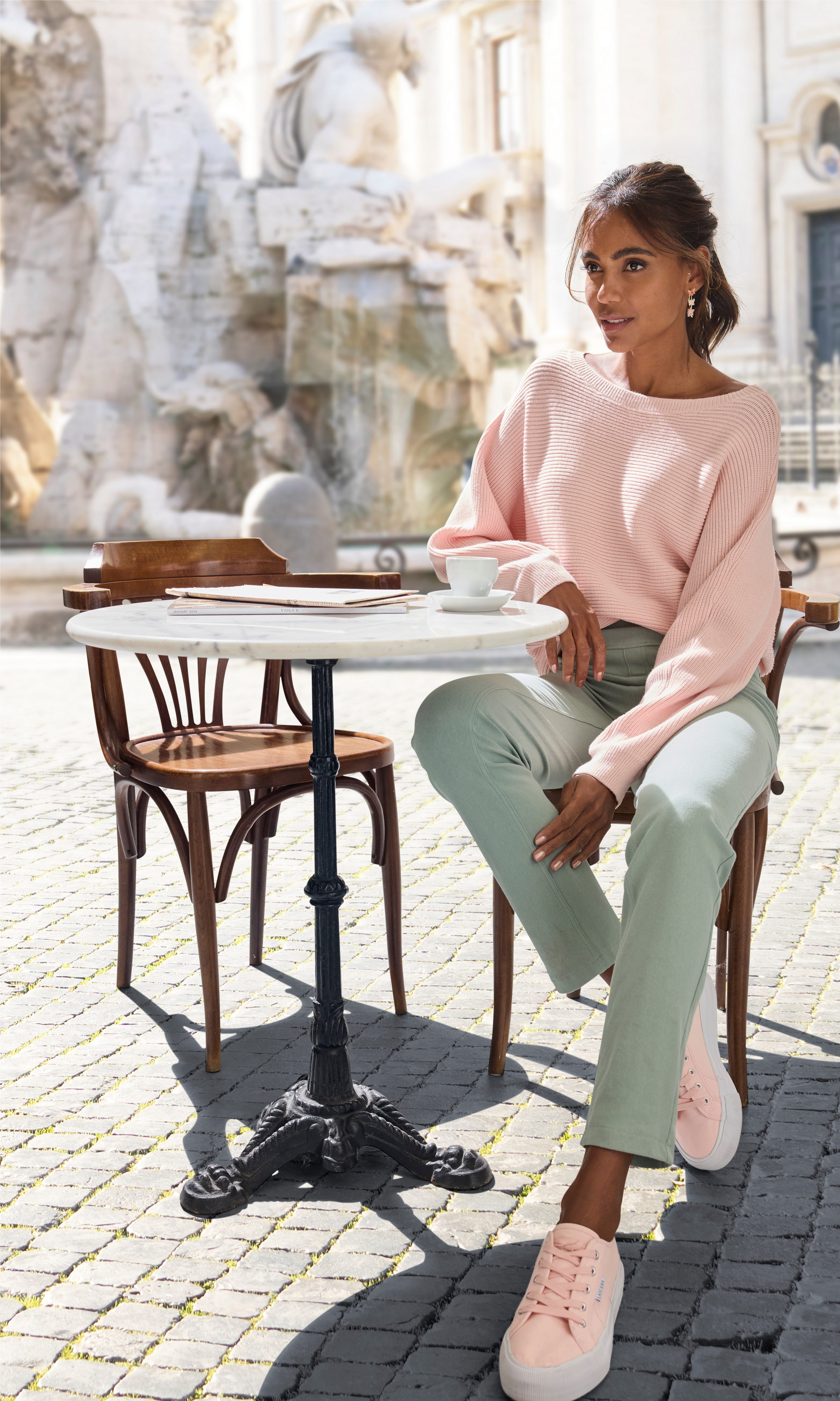 H.I.S Comfortbroek in jeanslook, loungewear