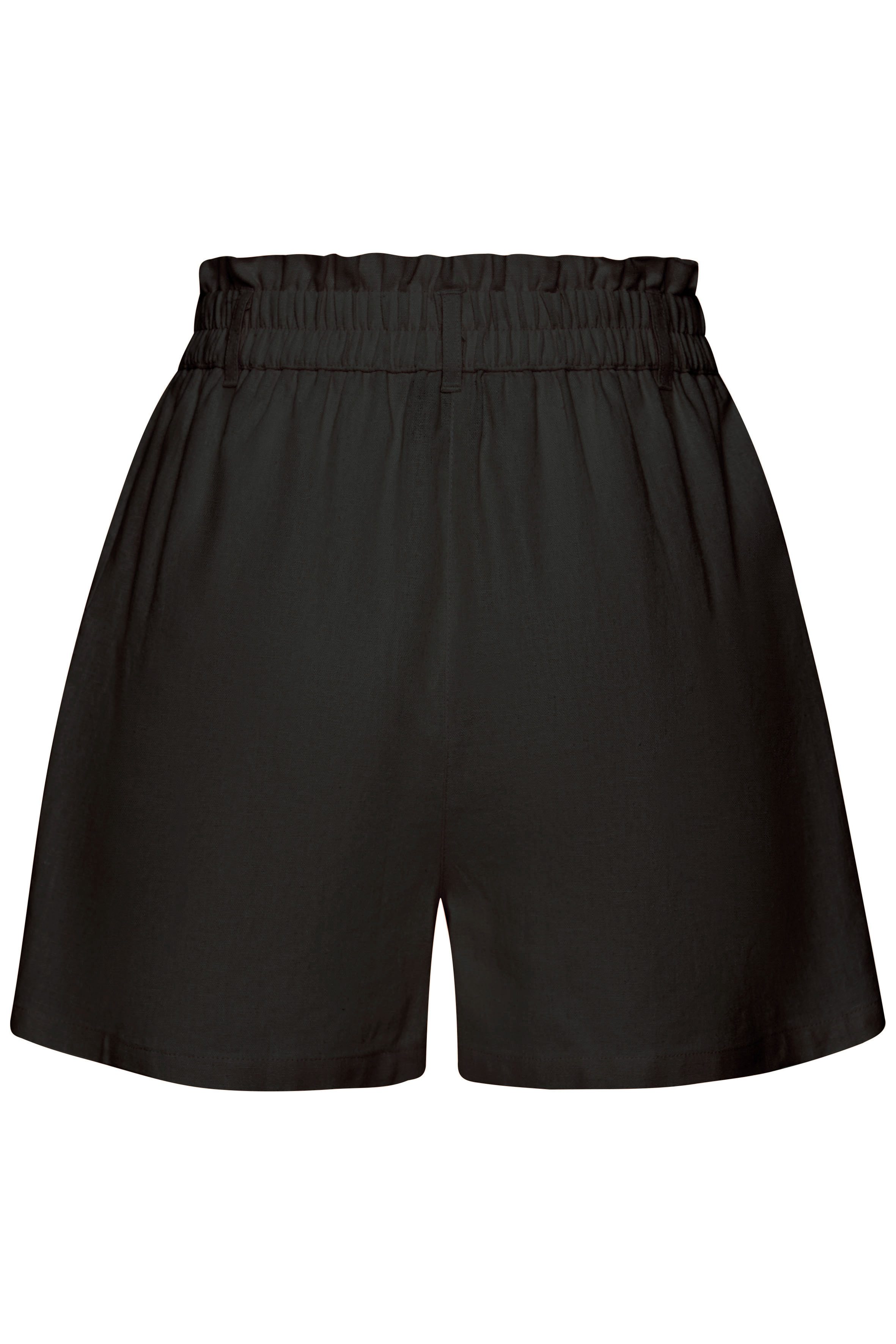 Buffalo Short met linnenpercentage, luchtige korte broek met zakken, zomer shorts