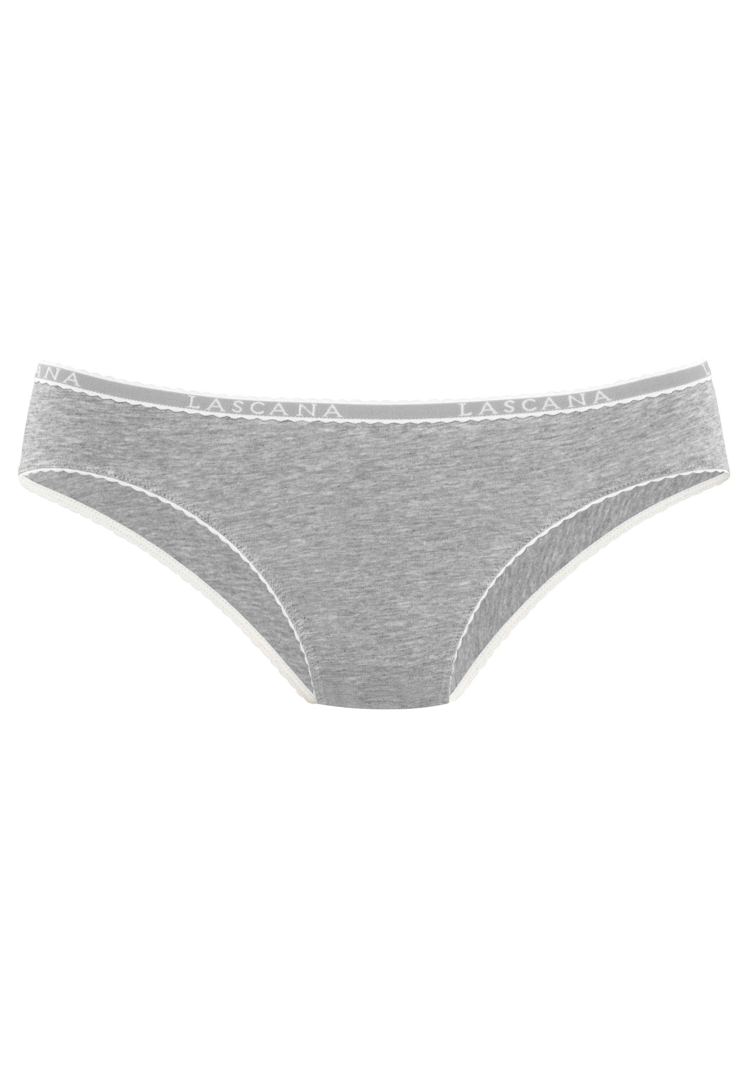 Lascana Slip elastische katoenkwaliteit (4 stuks, Set van 4)