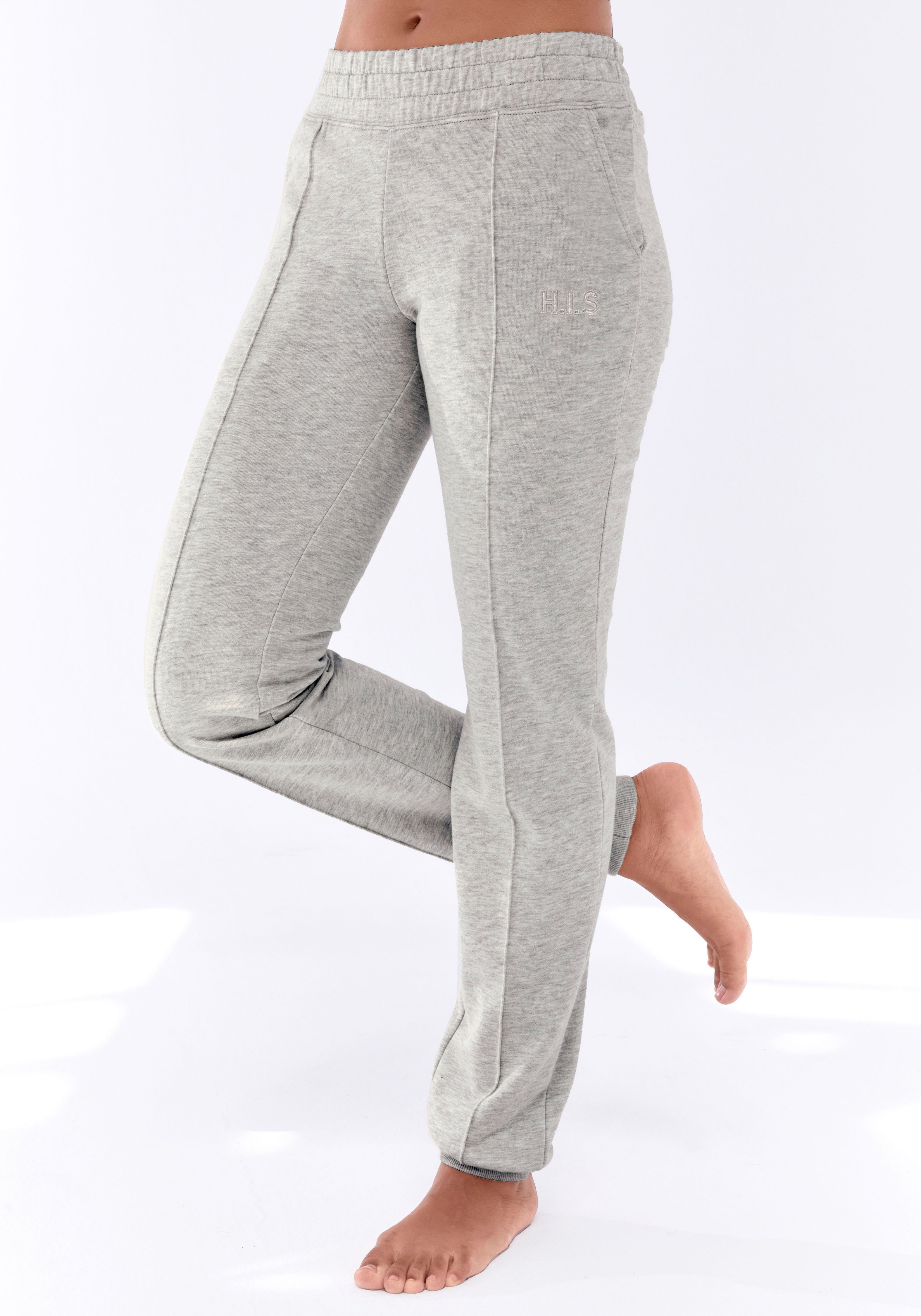 H.I.S Relaxbroek met piping voor, loungepak