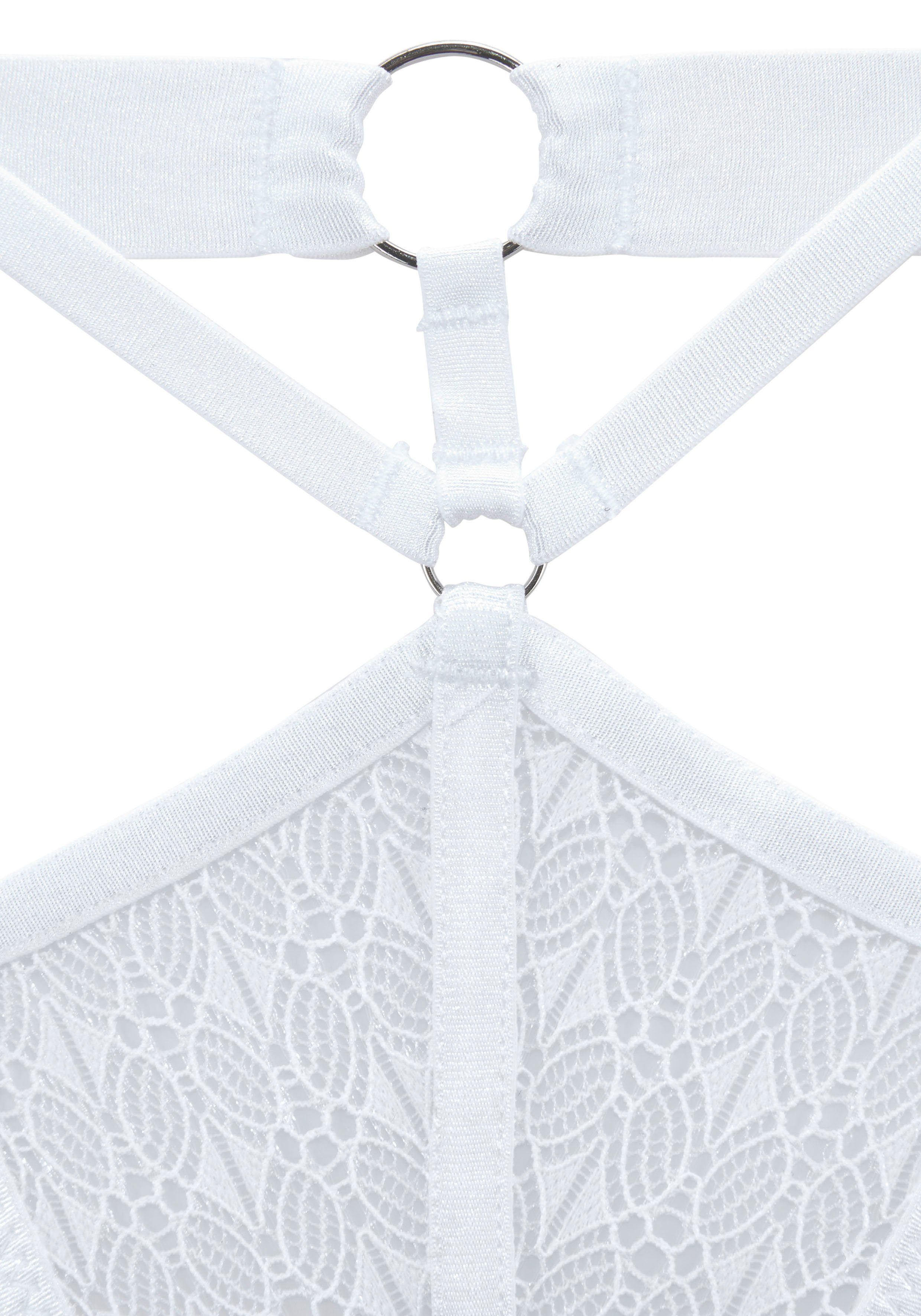 Lascana String Tilda met spannende bandlook en edele metalen ringen