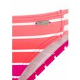 venice beach beugelbikini in bandeaumodel in een trendy streep-look roze