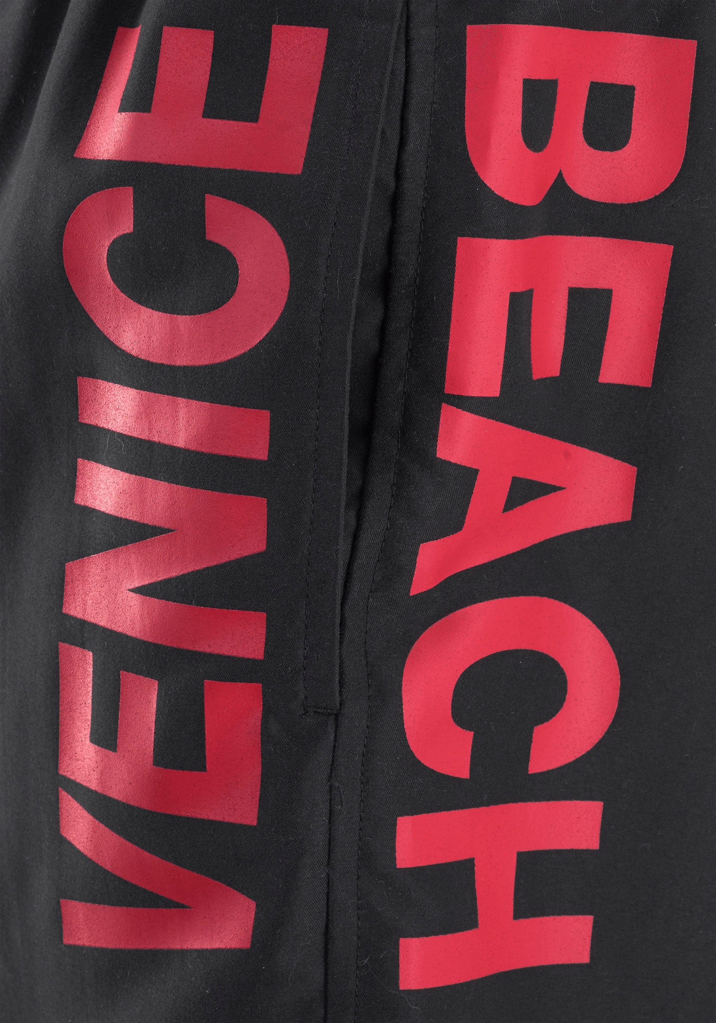 Venice Beach Zwemshort met binnenslip, met binnenzak, met buitentrekkoord heren maat S (46/48) zwart