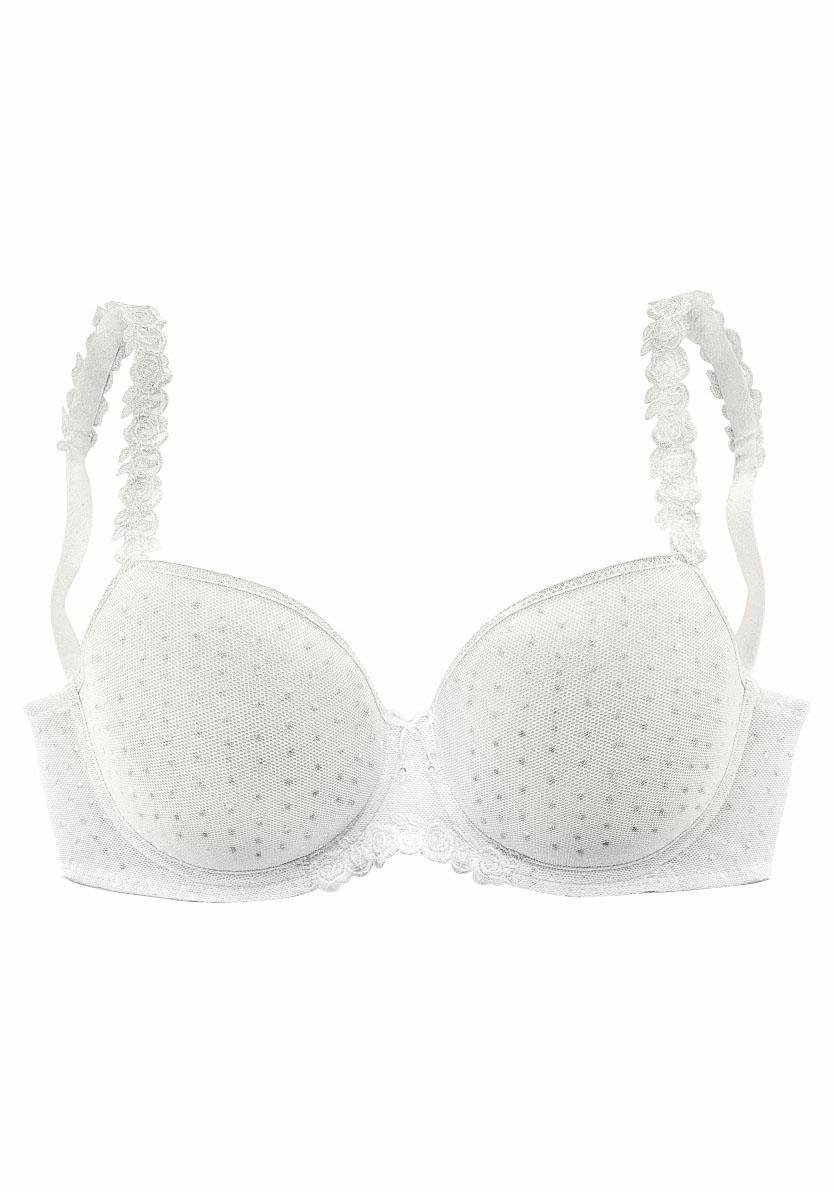 Lascana Bh met steuncups met beugel, met gegarneerde bandjes, dessous