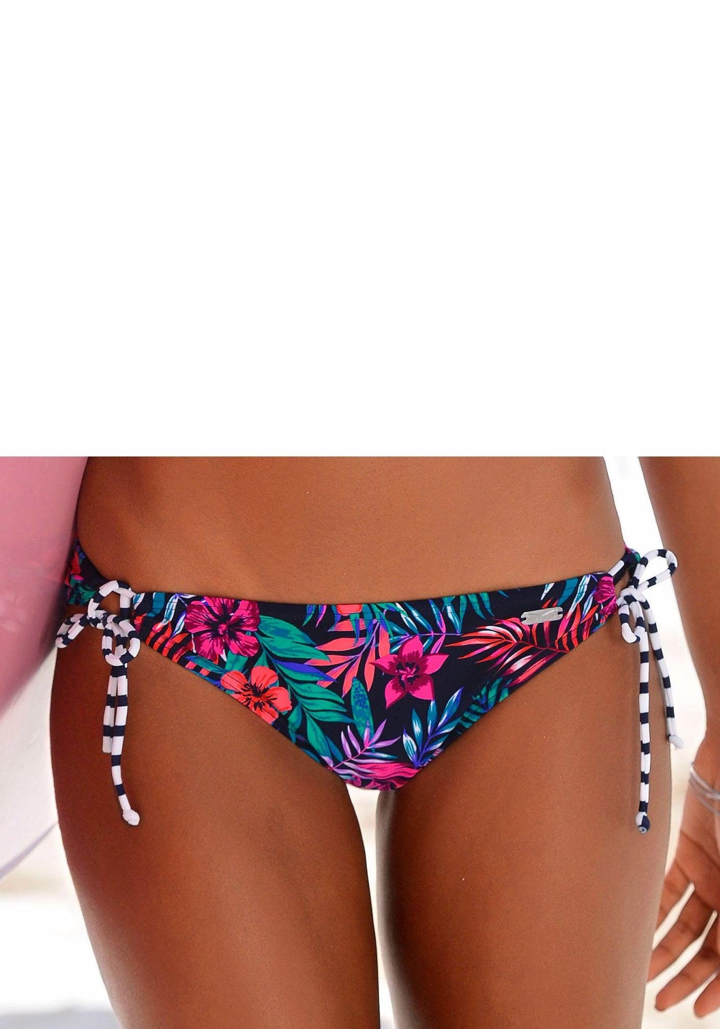 Venice Beach Bikinibroekje Summer opzij te strikken bikini broekjes maat 34 blauw