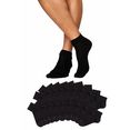 h.i.s korte sokken in praktische cadeauverpakking (box, 20 paar) zwart
