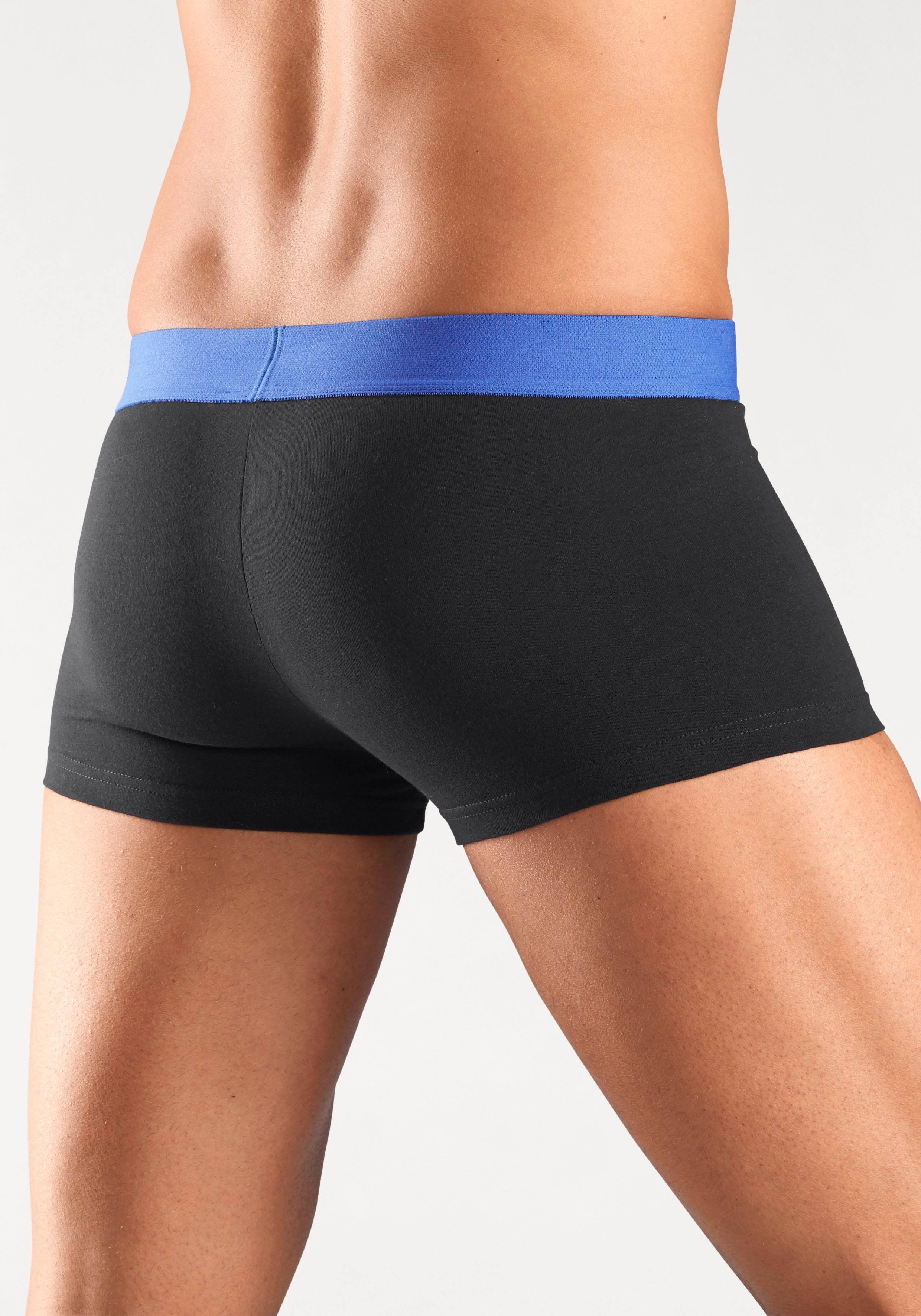 s.Oliver RED LABEL Beachwear Hipster strak zittende boxershorts voor heren van katoenmix (set, 4 stuks)