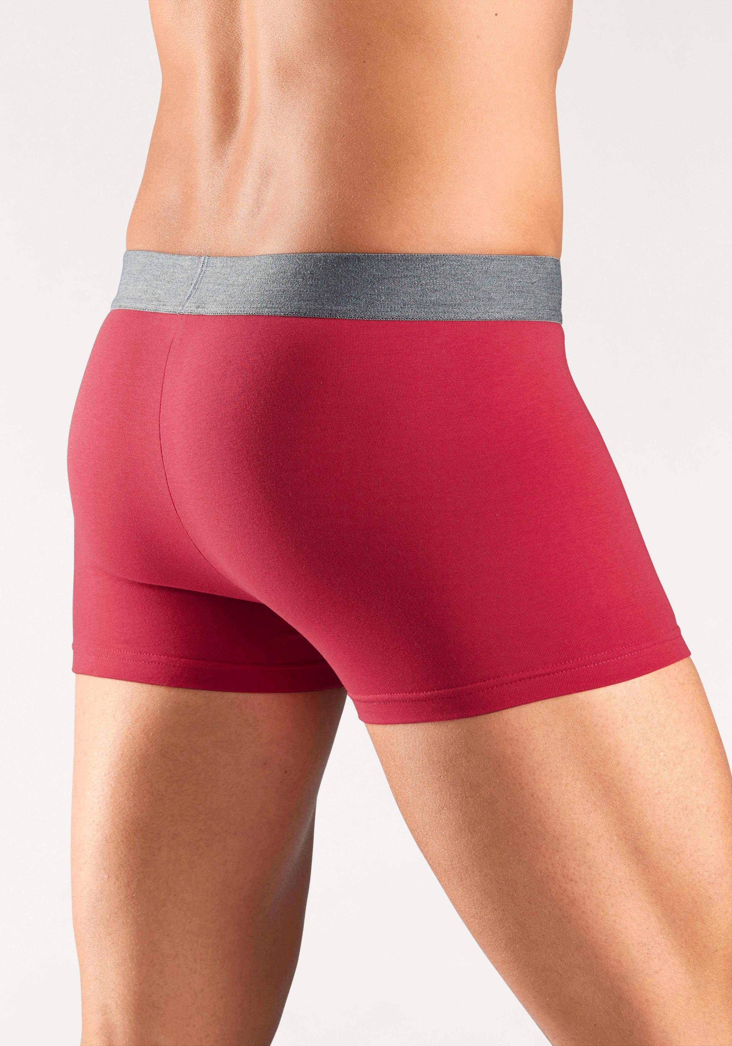 s.Oliver RED LABEL Beachwear Boxershort voor heren met contrastkleurige weefband (set, 4 stuks)