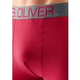 s.oliver red label beachwear boxershort met contrastkleurige weefband (set, 4 stuks) multicolor