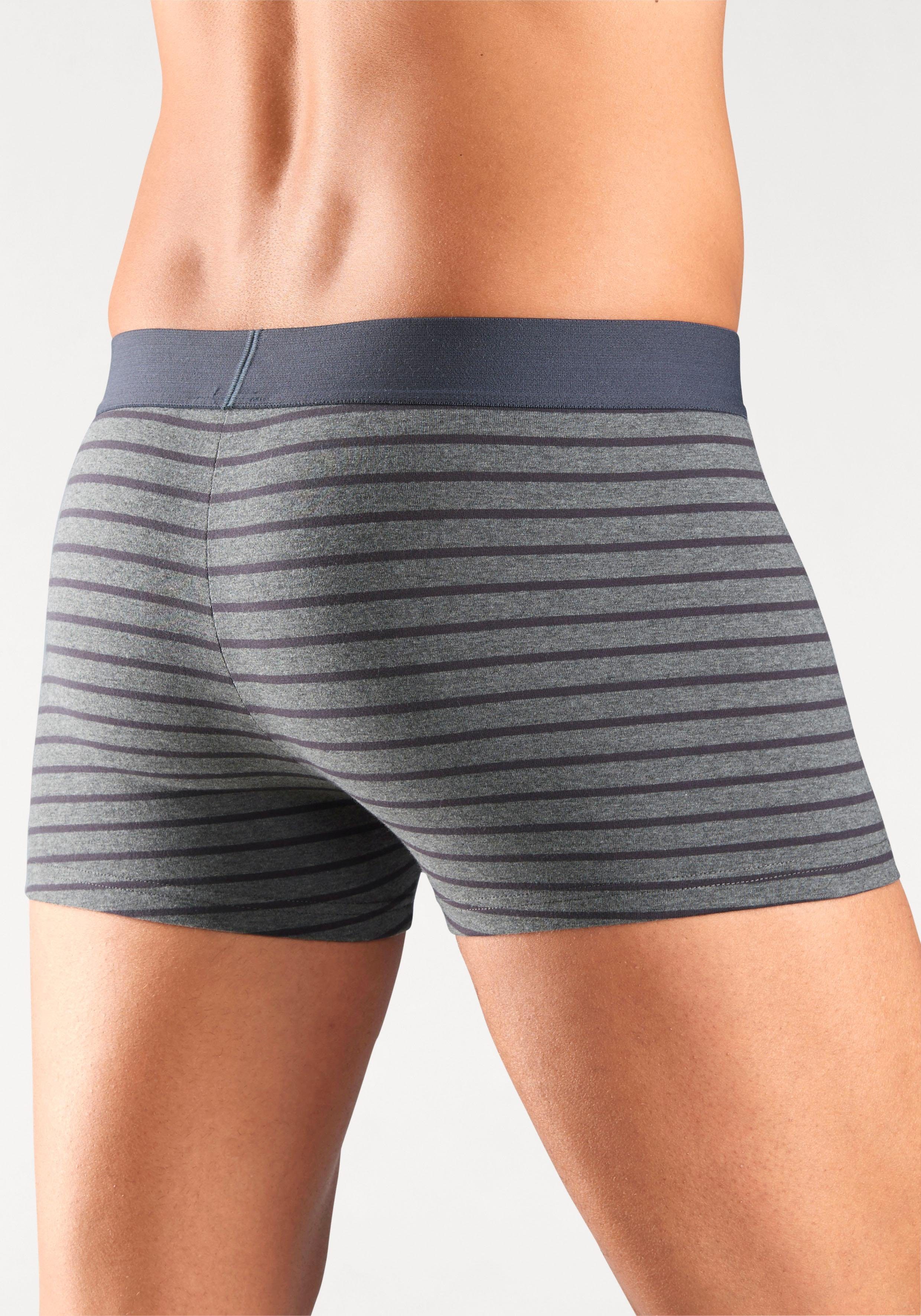 s.Oliver RED LABEL Beachwear Boxershort voor heren met contrastkleurige weefband (set, 4 stuks)