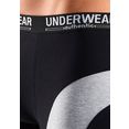 authentic underwear boxershort met een contrastkleurige inzet (4 stuks) multicolor