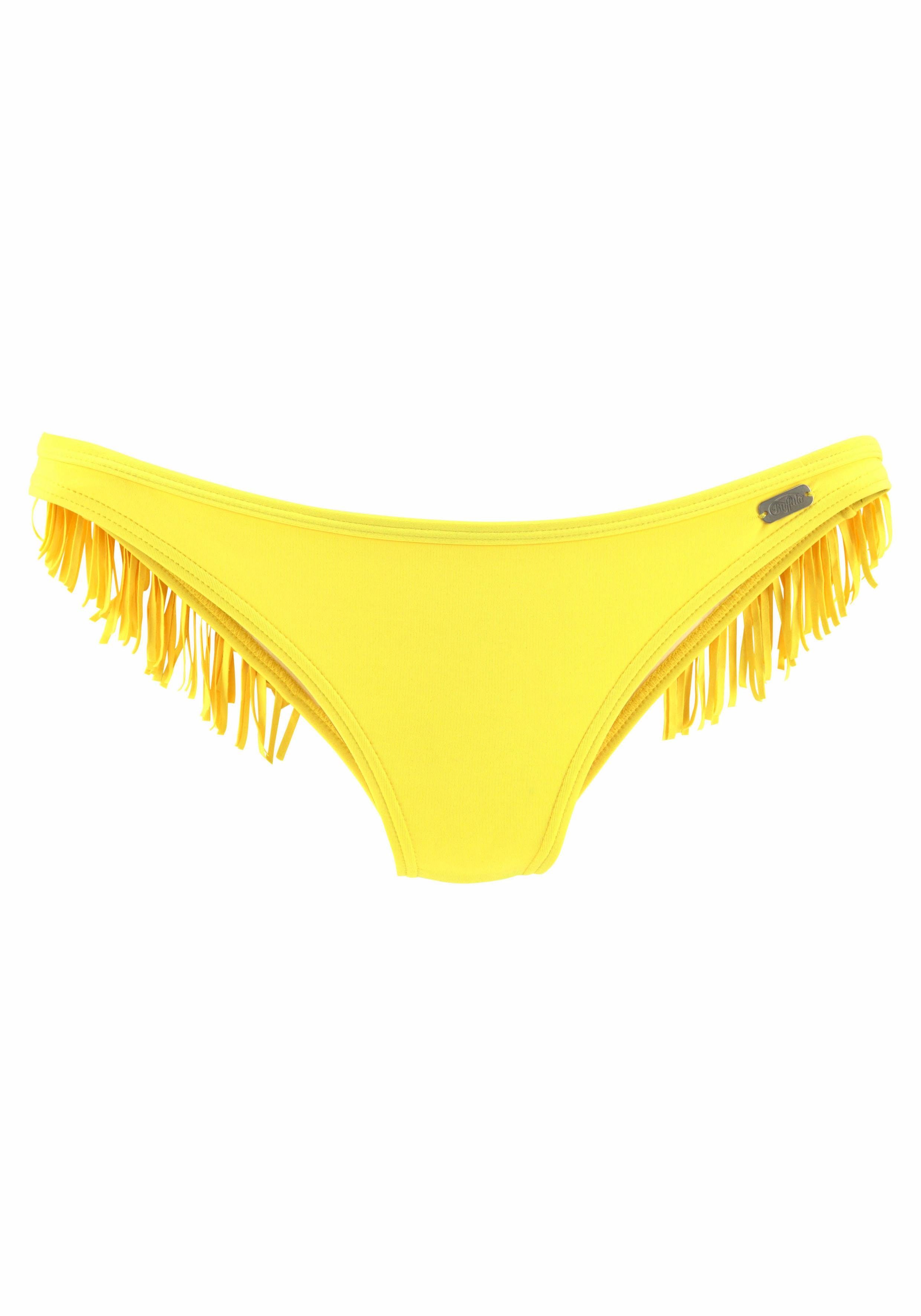 Buffalo Bikinibroekje Happy in strak brazilian model met franje