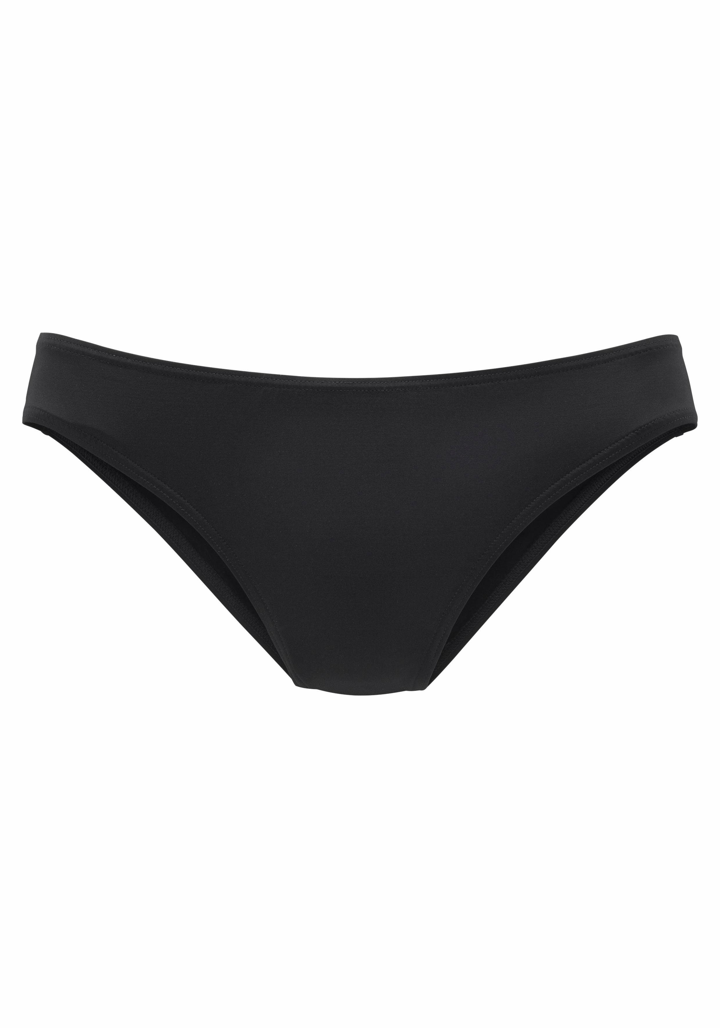 Lascana Bikinibroekje Italy in uni bikini broekjes maat 38 zwart