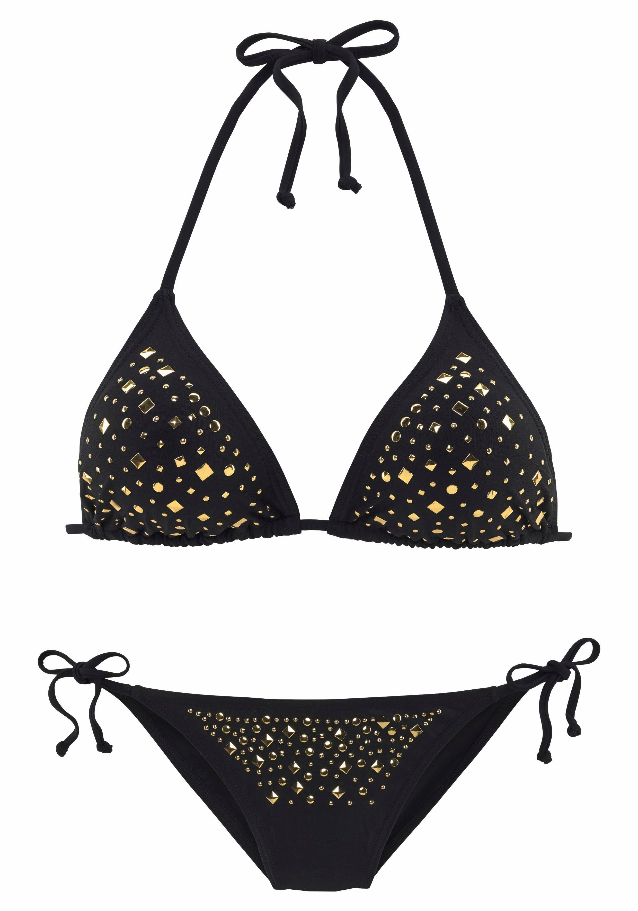 Jette Joop Triangelbikini met sierstuds