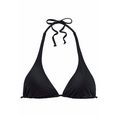 buffalo triangel-bikinitop happy in eenvoudig design zwart