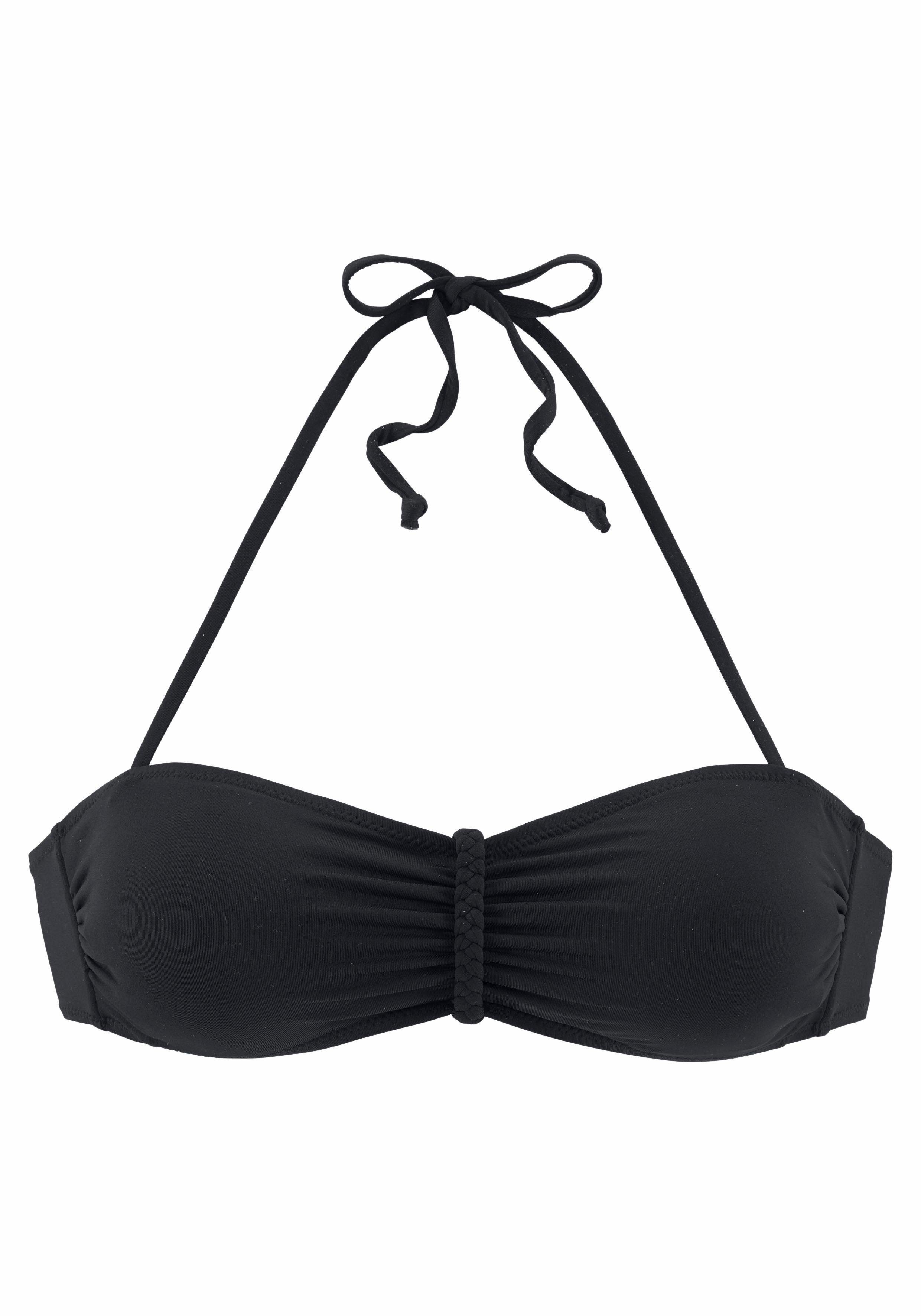 Buffalo Bandeau-bikinitop Happy met gevlochten detail