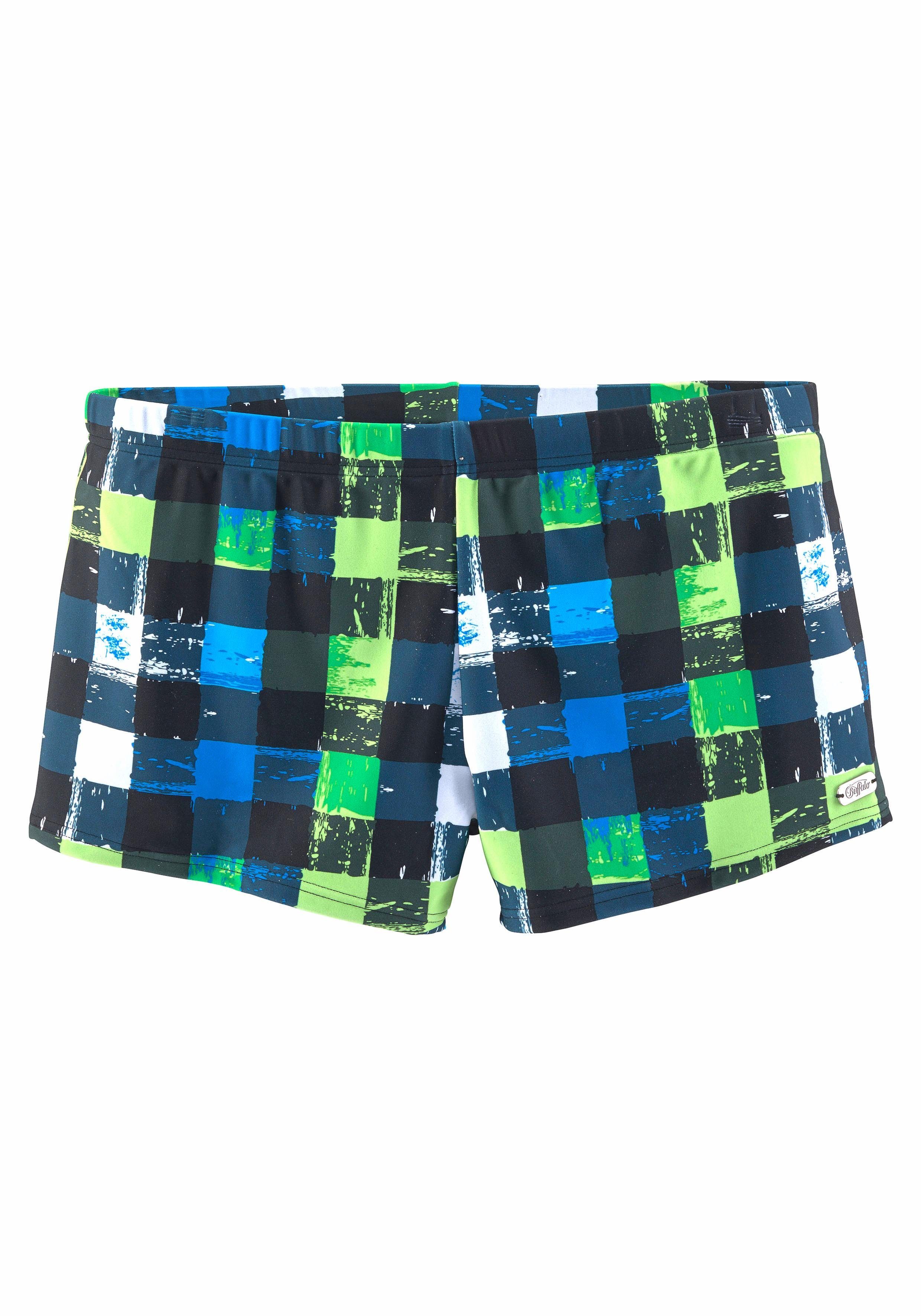 Buffalo Zwemboxer in trendy ruit-look