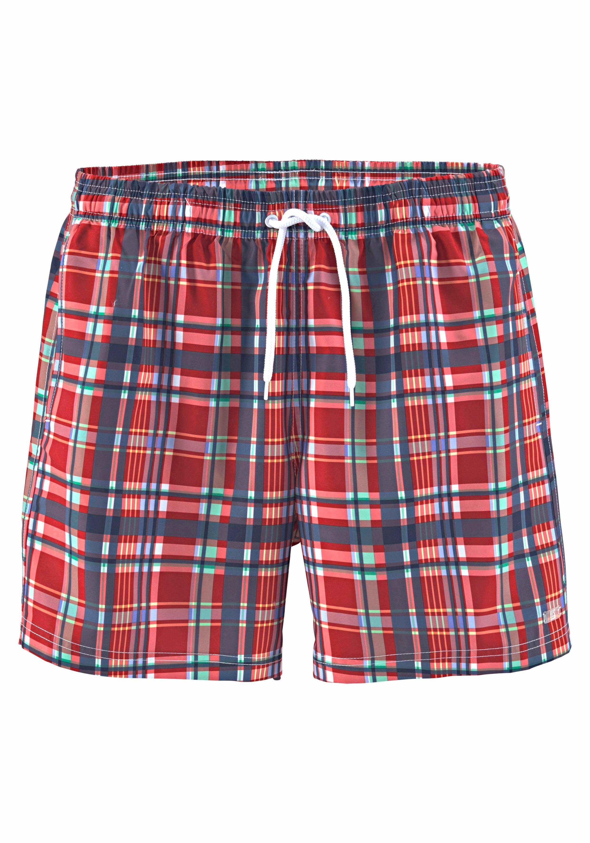 H.I.S Zwemshort met ruitprint
