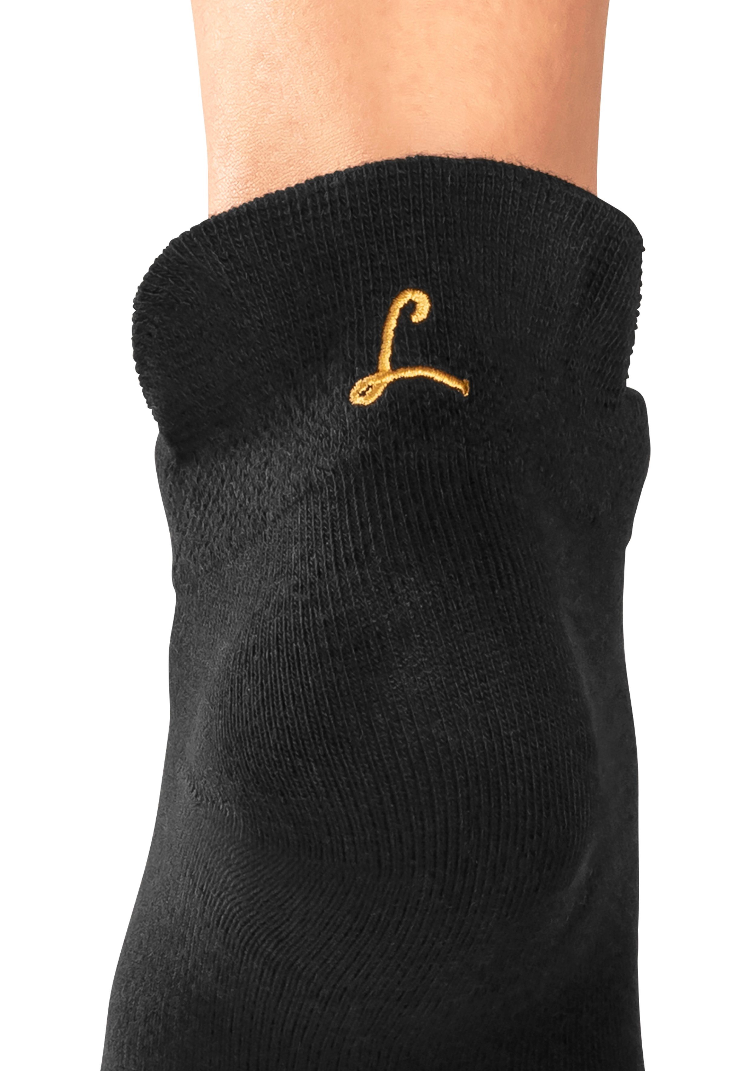 Lascana Sneakersokken met klein borduursel (box, 7 paar, Box)