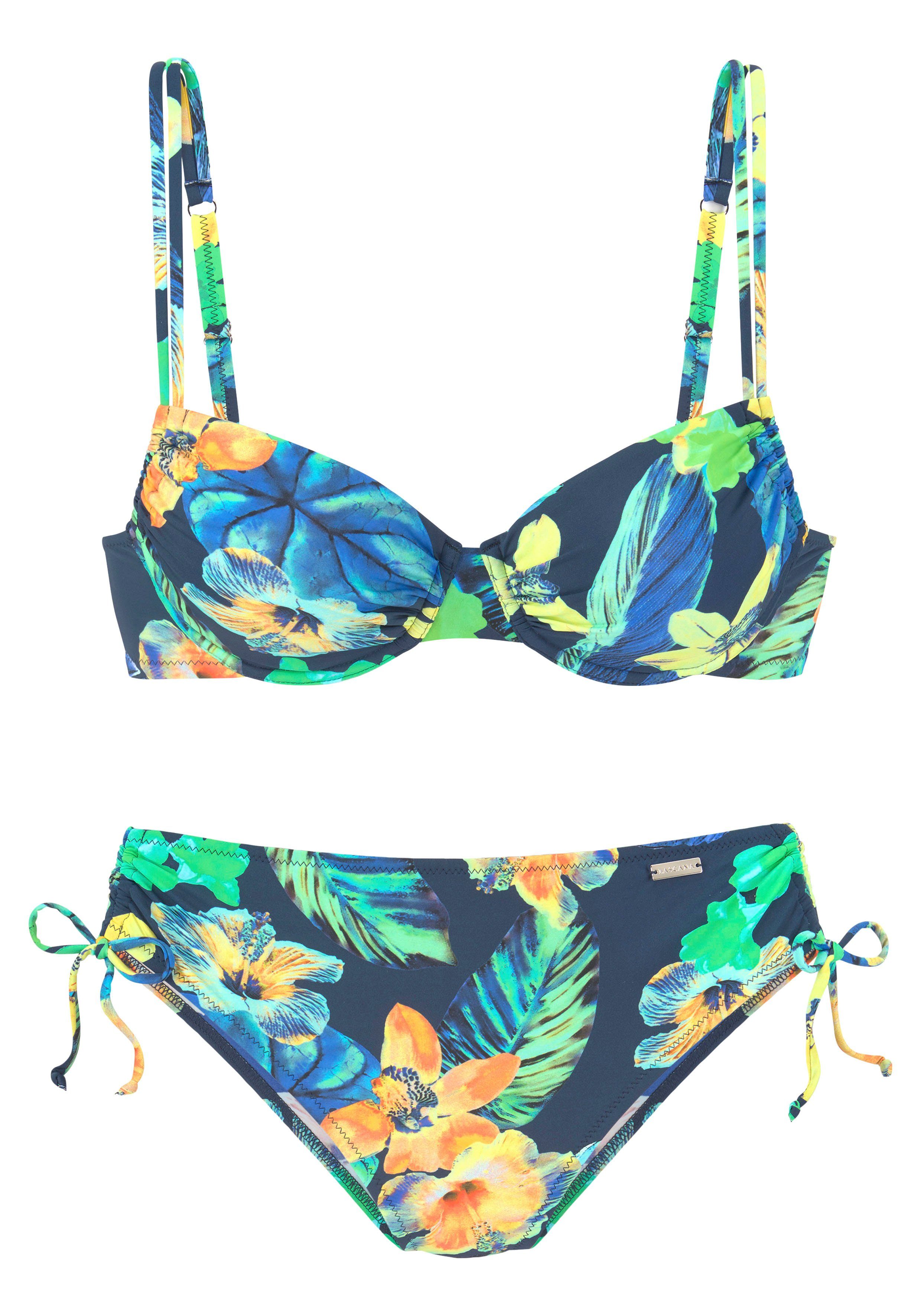 Lascana Beugelbikini zomers gedessineerd