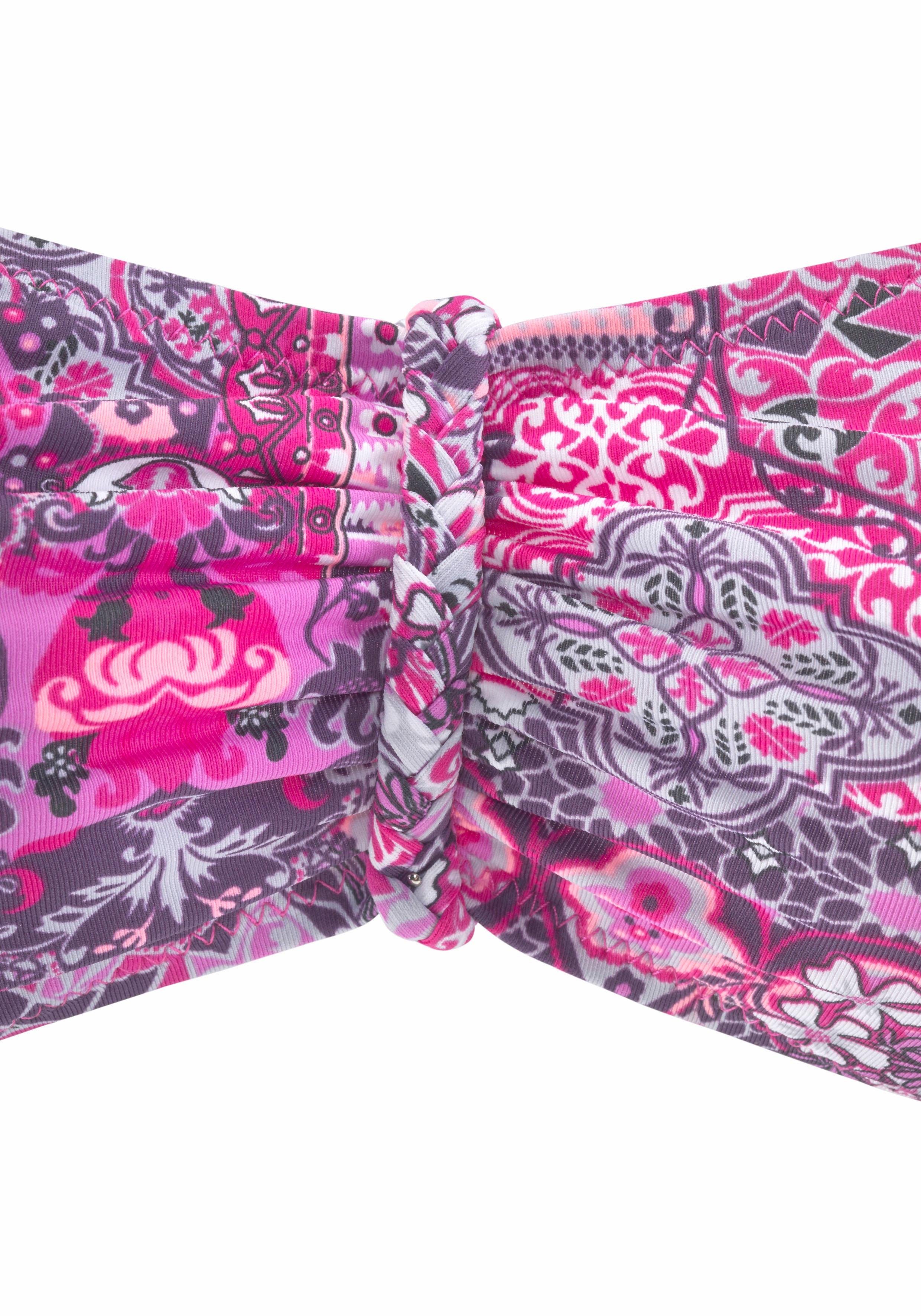 Buffalo Bandeau-bikinitop Shari met paisleyprint