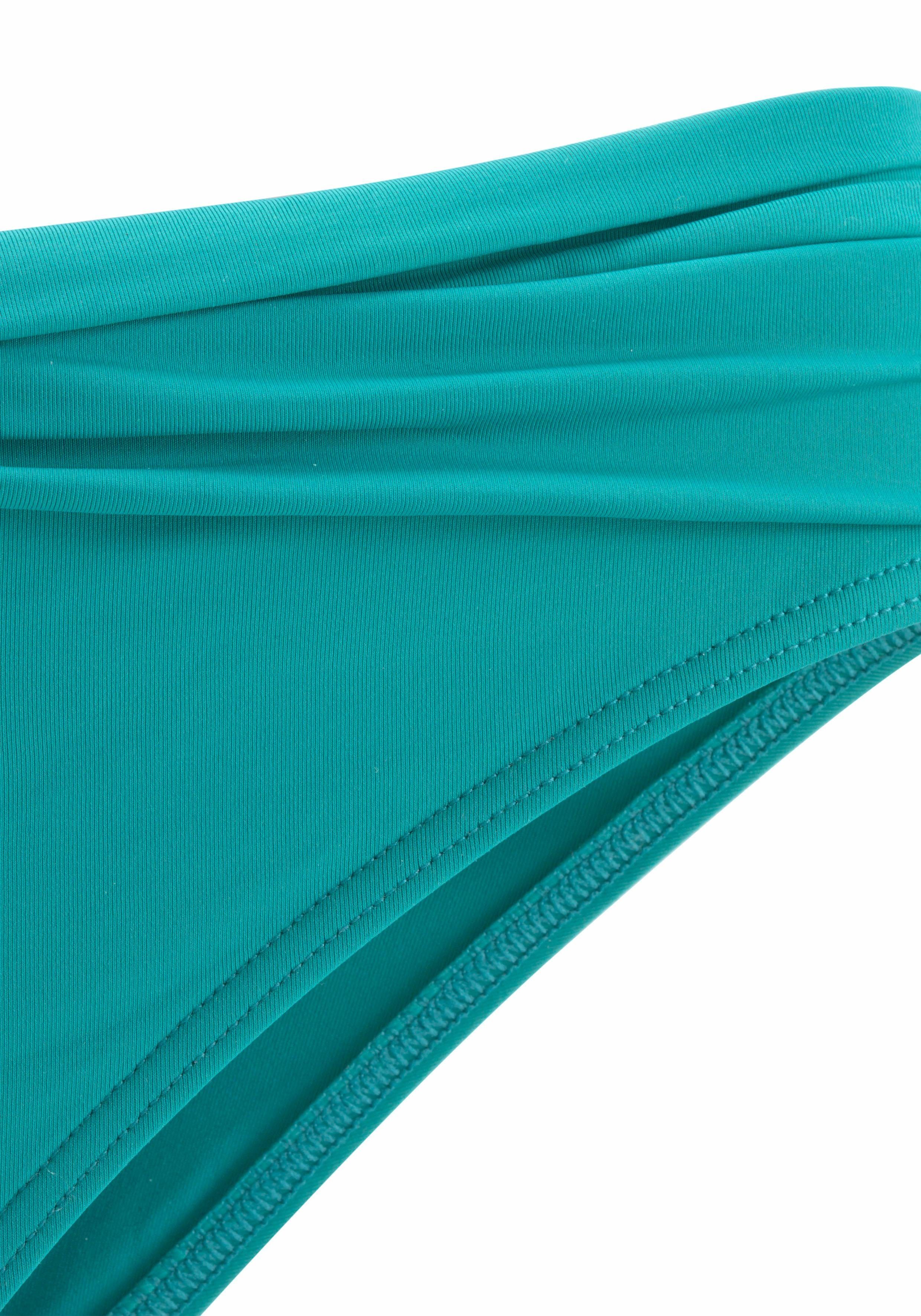 s.Oliver RED LABEL Beachwear Bikinibroekje Spain met gedraaide boord bikini broekjes maat 36 blauw