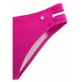 s.oliver red label beachwear bikinibroekje spain met aangerimpelde zijbandjes roze