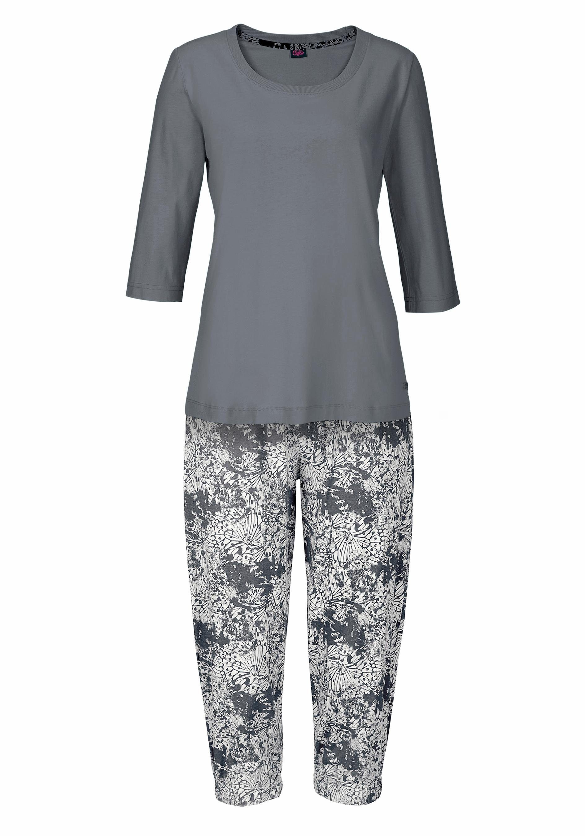 Buffalo Capripyjama met gedessineerde broek (2-delig, 1 stuk)