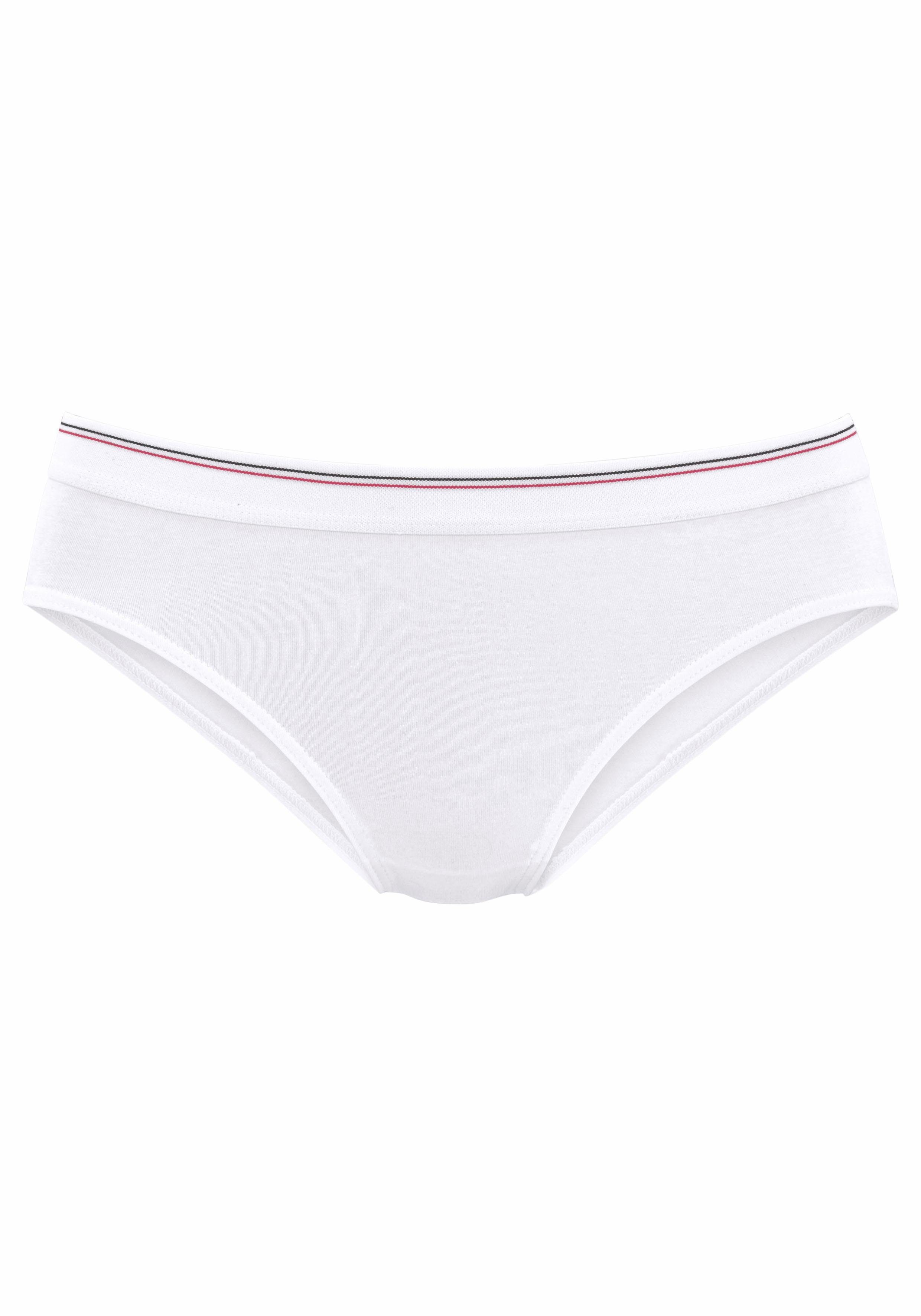 H.I.S Bikinibroekje elastische katoenkwaliteit (6 stuks, Set van 6)