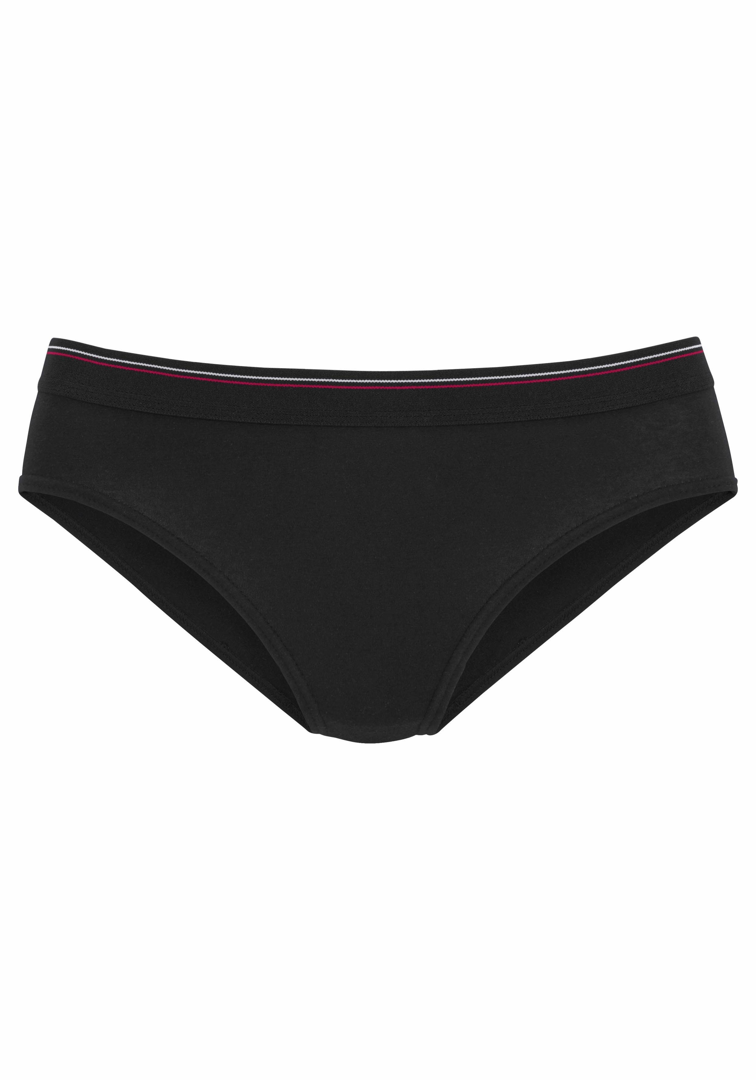 H.I.S Bikinibroekje elastische katoenkwaliteit (6 stuks, Set van 6)