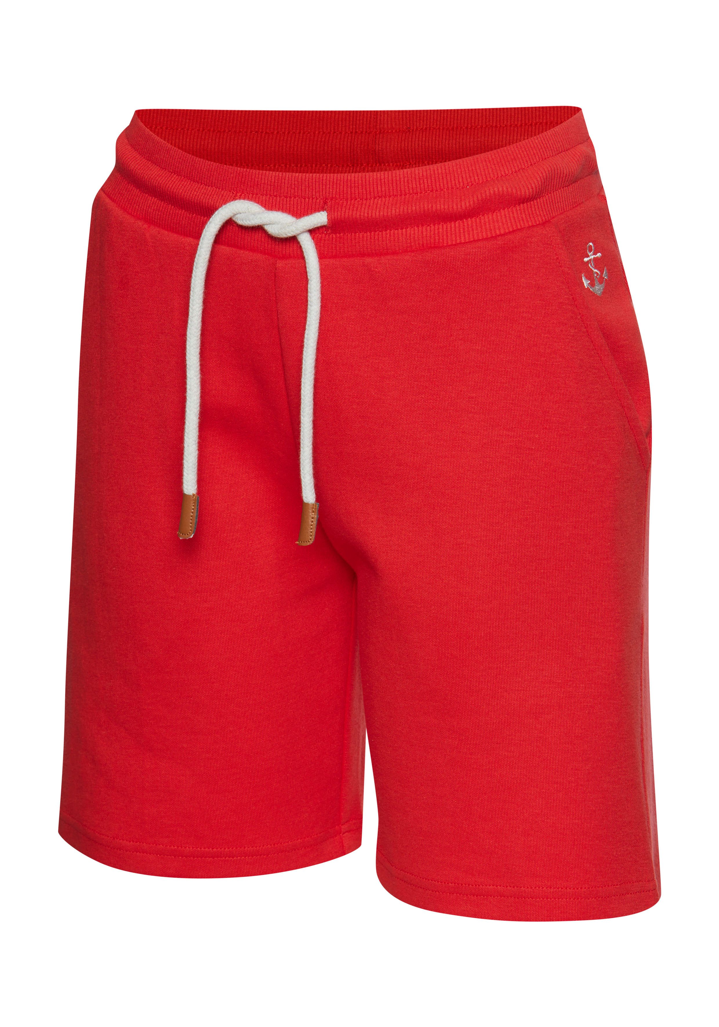 H.I.S Short met koord en borduursel, loungewear